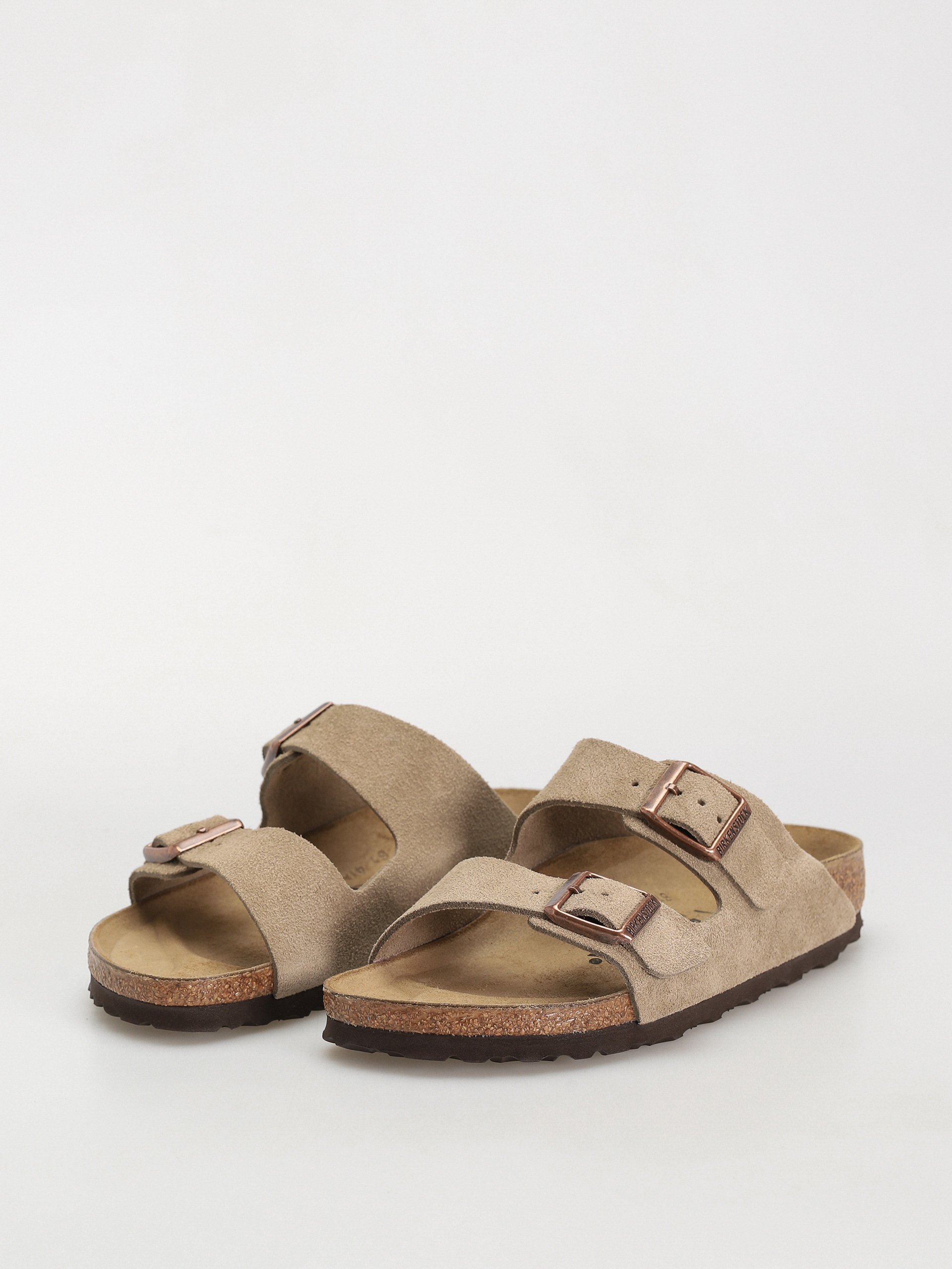Чехли Birkenstock Arizona Suede Leather Narrow Wmn (taupe)