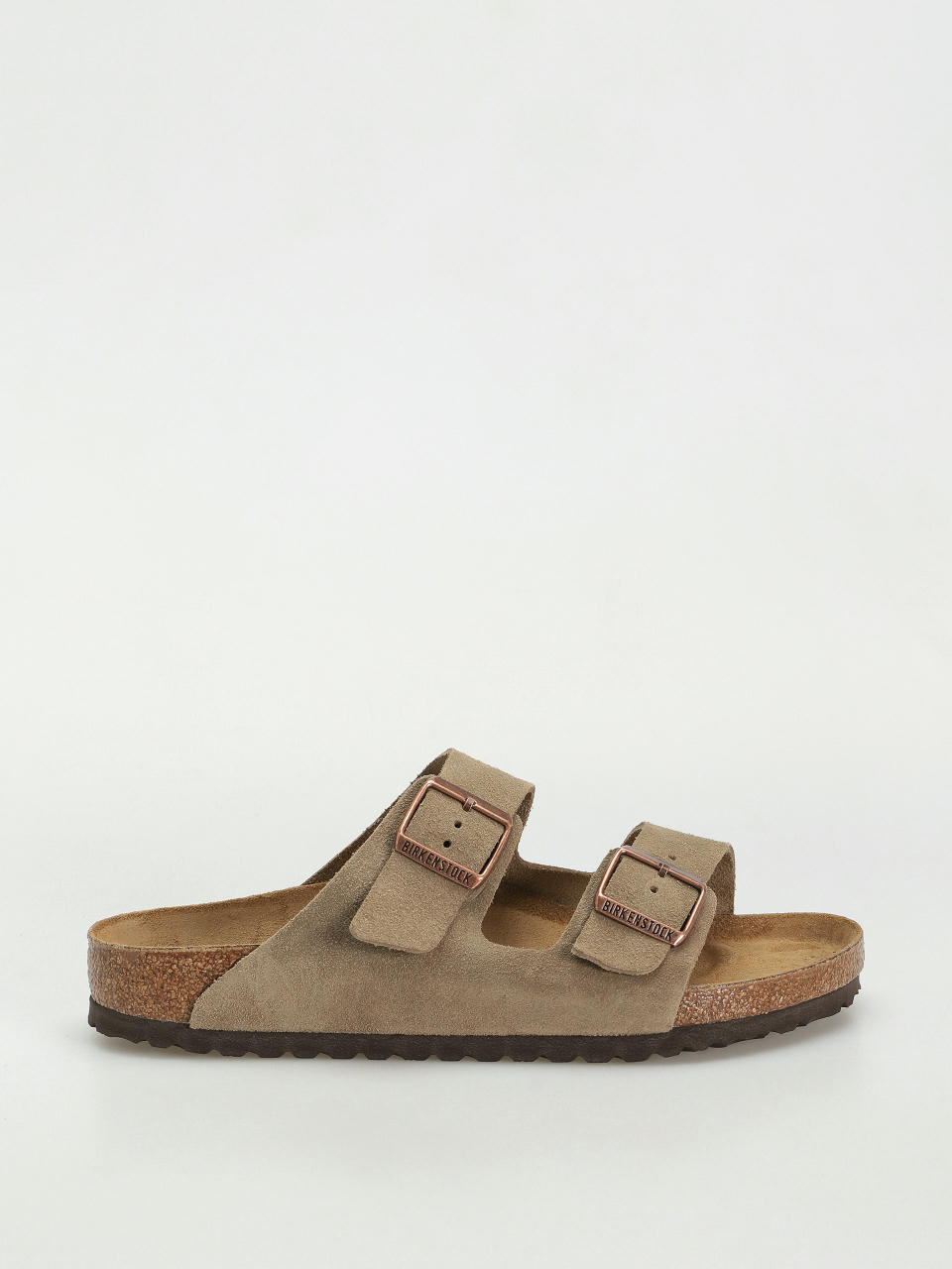 Чехли Birkenstock Arizona Suede Leather Regular (taupe)