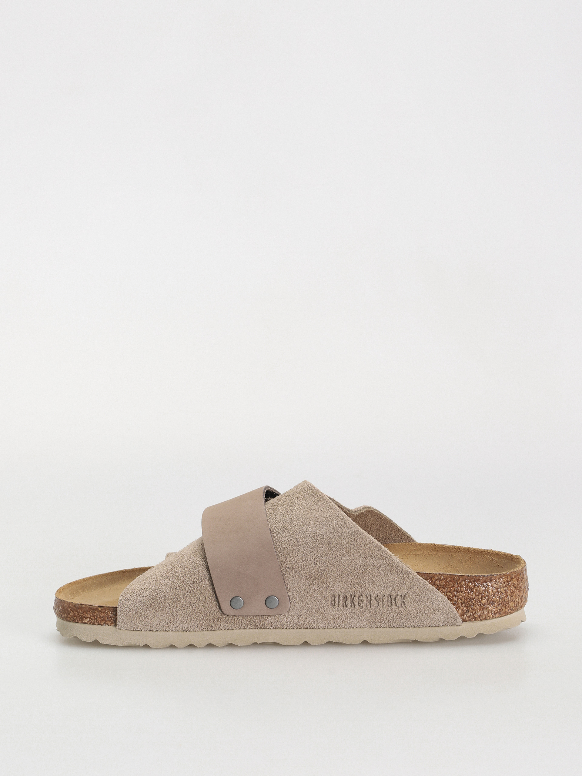 Чехли Birkenstock Kyoto Nubuck Suede Leather Narrow Wmn (taupe)