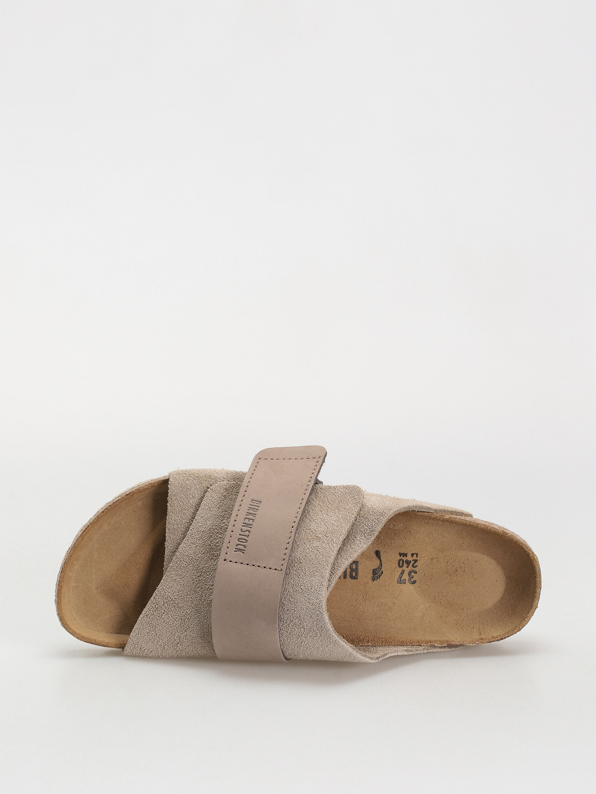 Чехли Birkenstock Kyoto Nubuck Suede Leather Narrow Wmn (taupe)