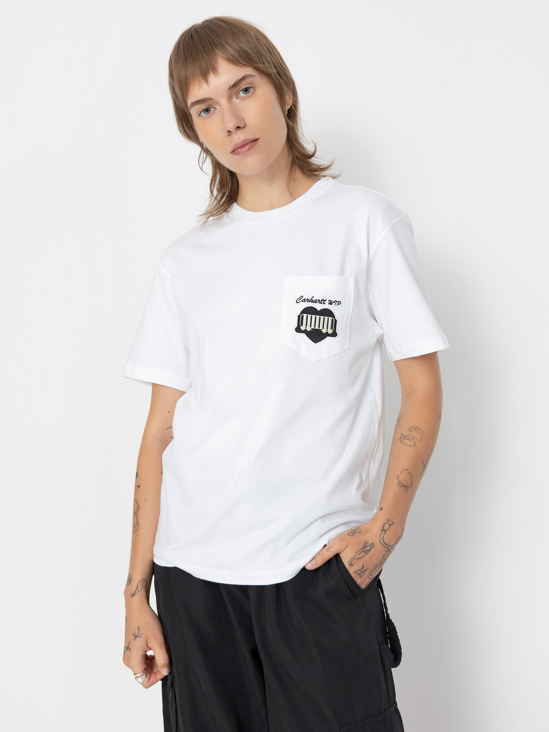 Тениска Carhartt WIP Heart Train Pocket Wmn