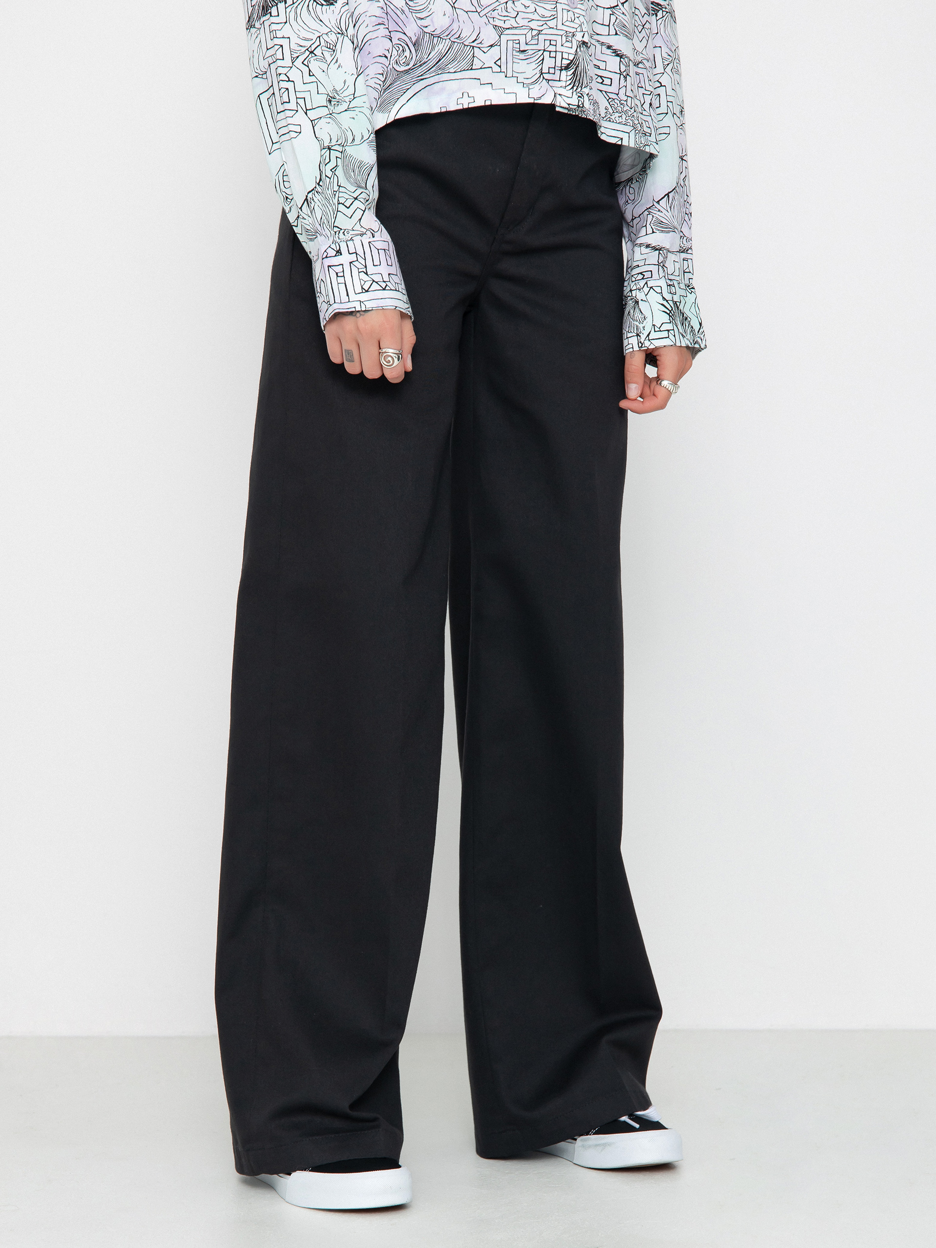 Панталони Dickies Wide Leg Wmn (black)
