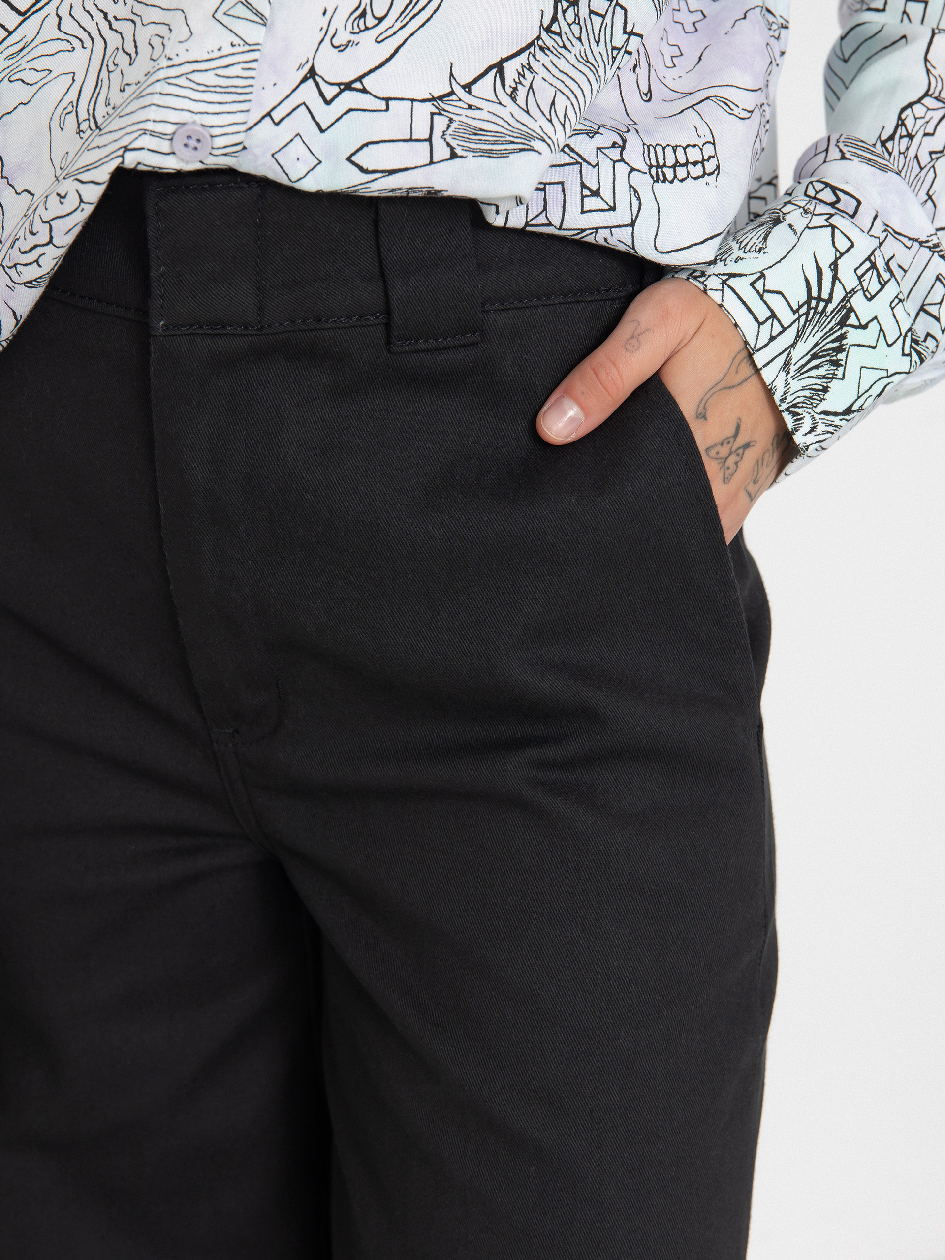 Панталони Dickies Wide Leg Wmn (black)