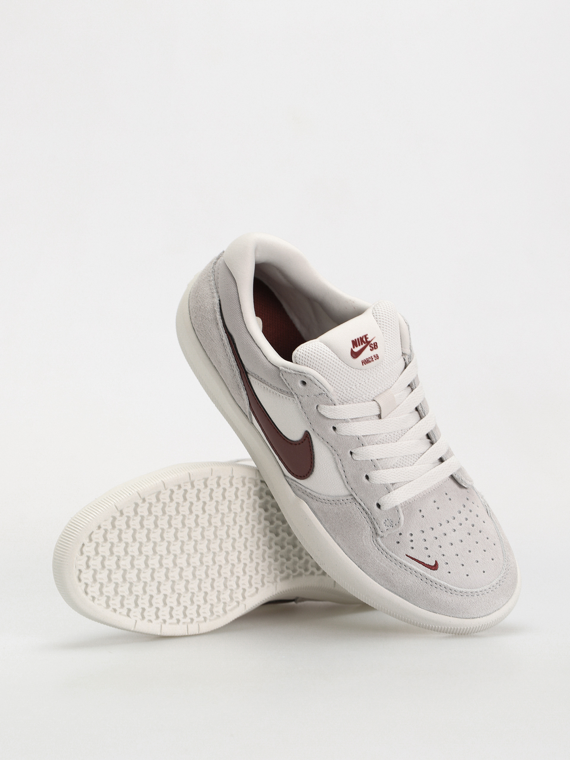 Обувки Nike SB Force 58 (platinum tint/dark team red wolf grey)