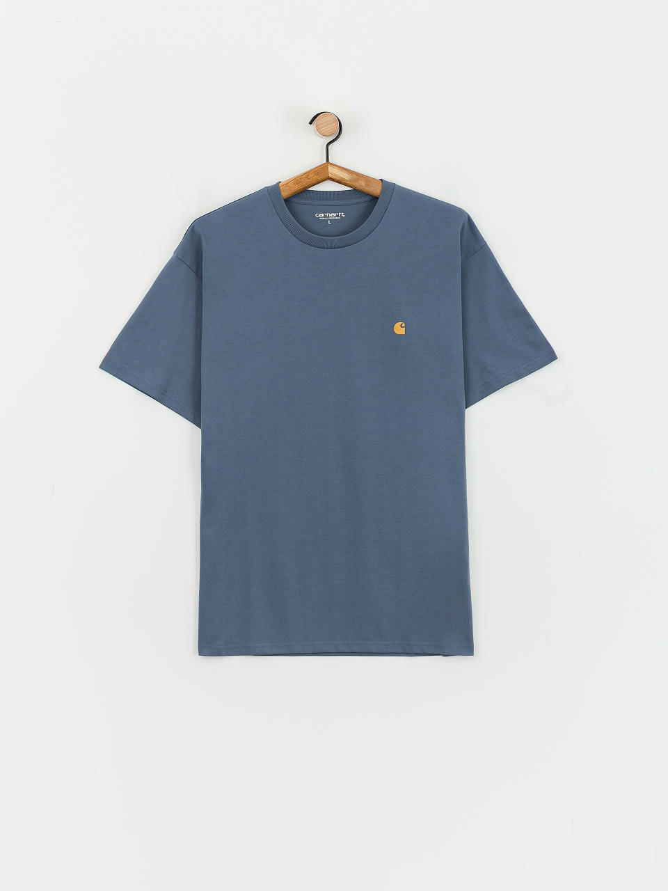 Тениска Carhartt WIP Chase (positano/gold)