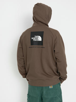 Суитшърт с качулка The North Face Raglan Box Nse HD (smokey brown)