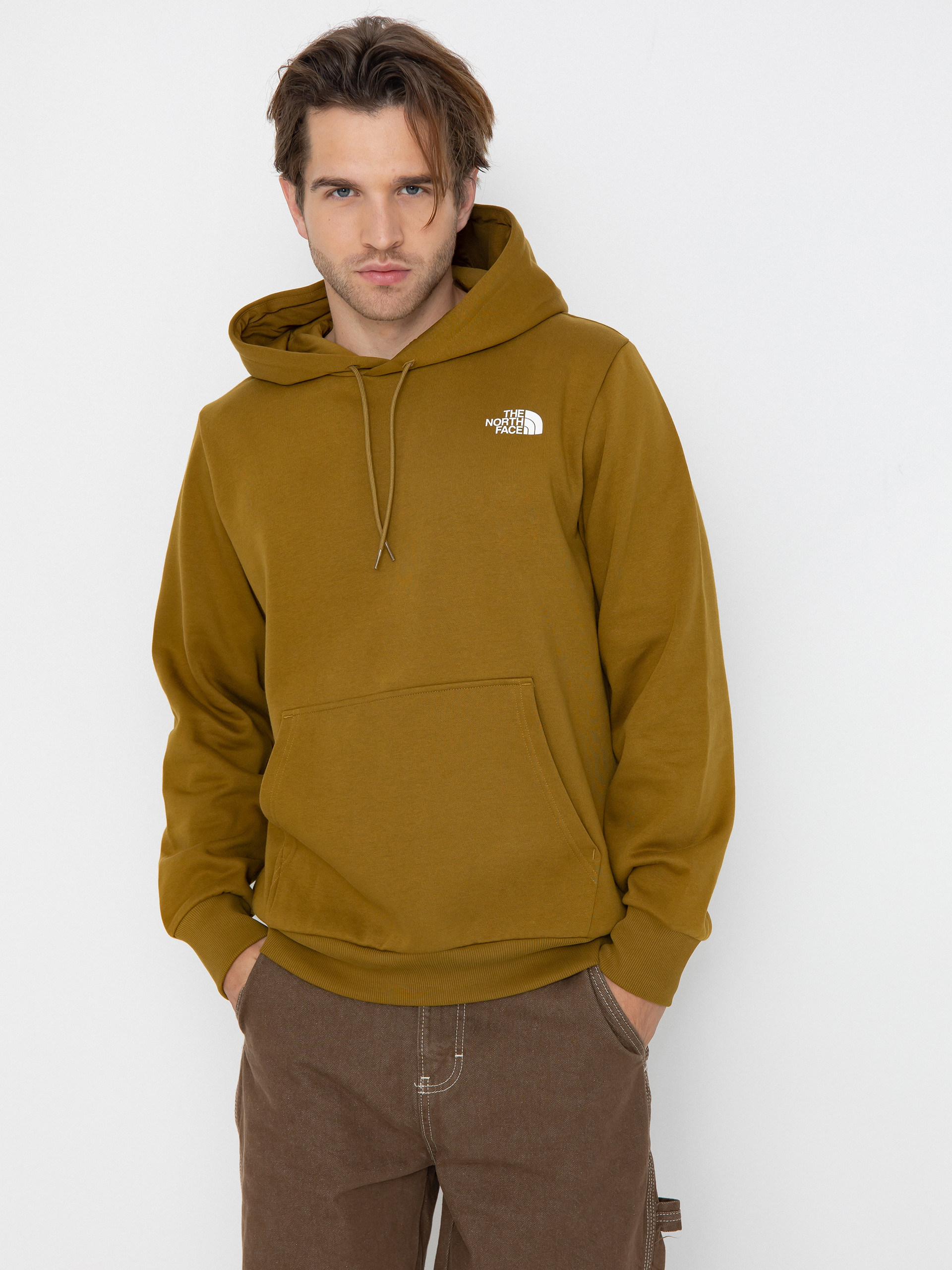 Суитшърт с качулка The North Face Simple Dome HD (moss green)