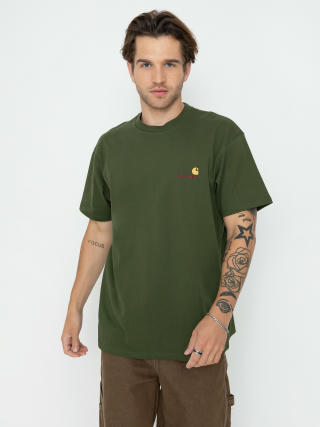 Тениска Carhartt WIP American Script (tarragon)