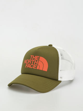 Шапка с козирка The North Face Tnf Logo Trucker (forest olive/tnf orange)