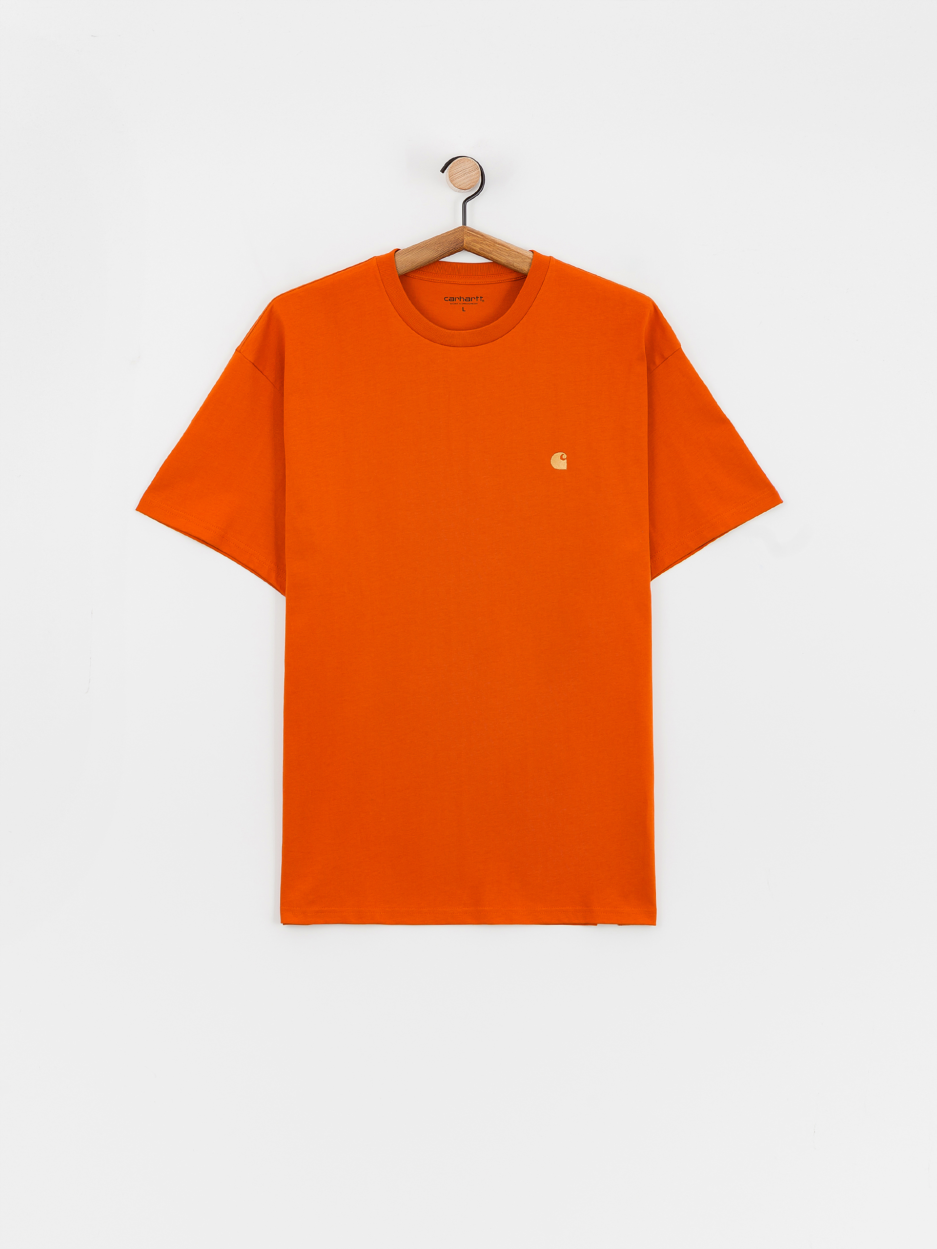 Тениска Carhartt WIP Chase (turmeric/gold)