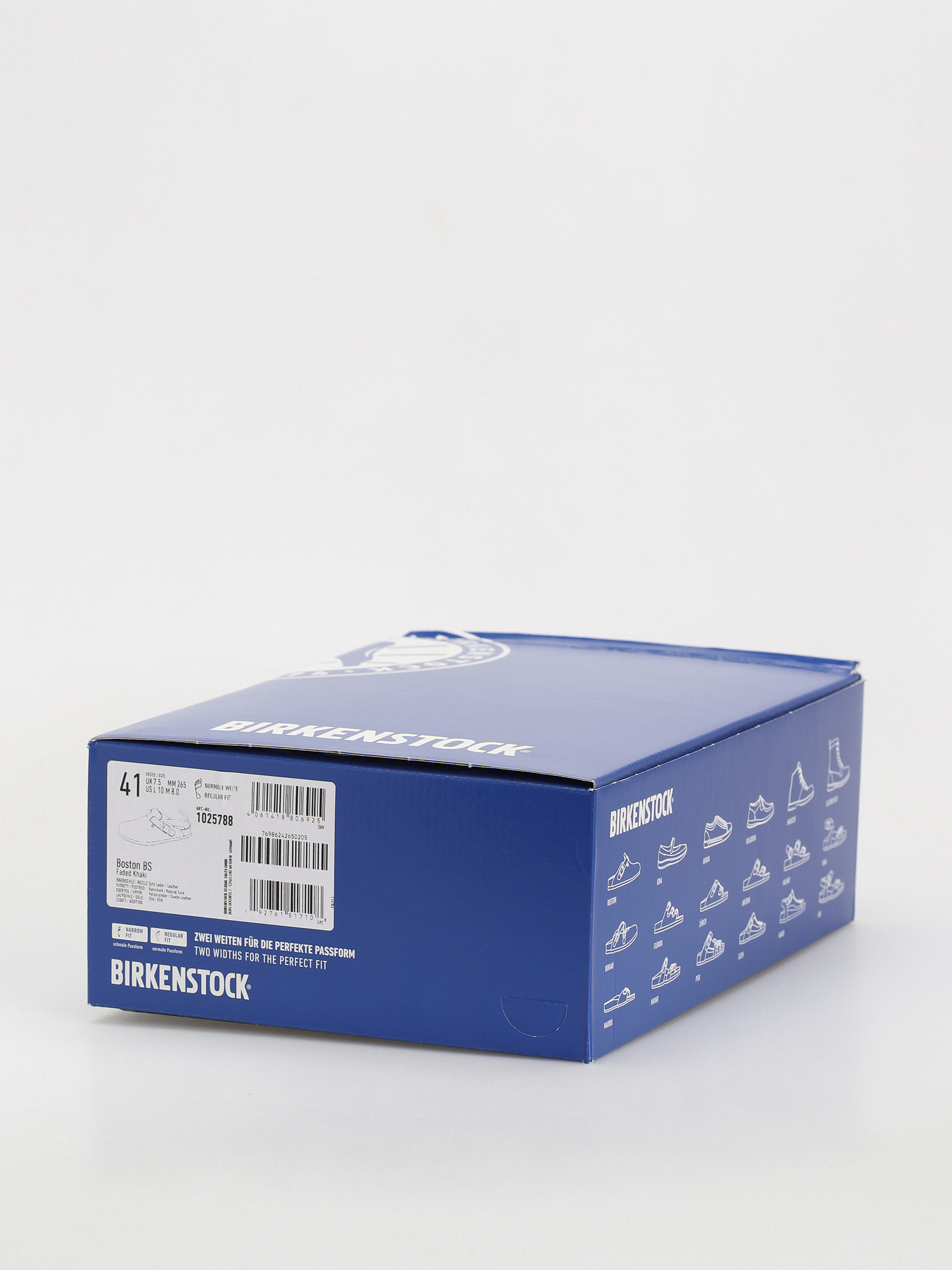 Чехли Birkenstock Boston Suede Leather Regular (faded khaki)