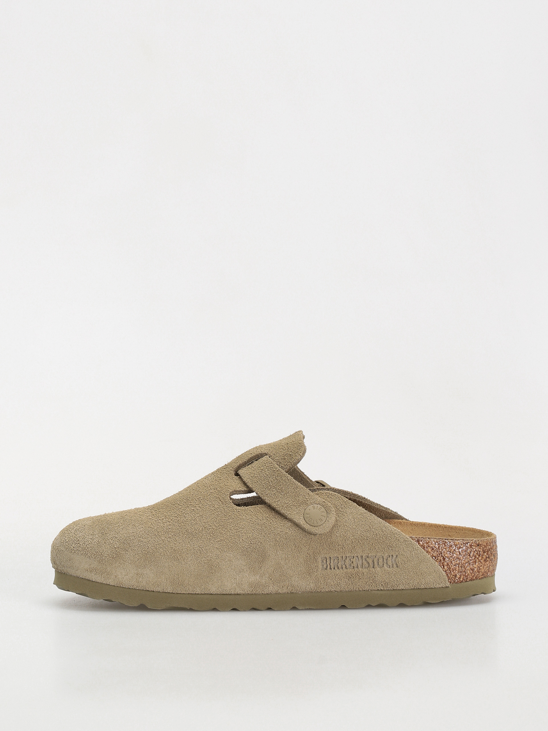 Чехли Birkenstock Boston Suede Leather Narrow Wmn (faded khaki)