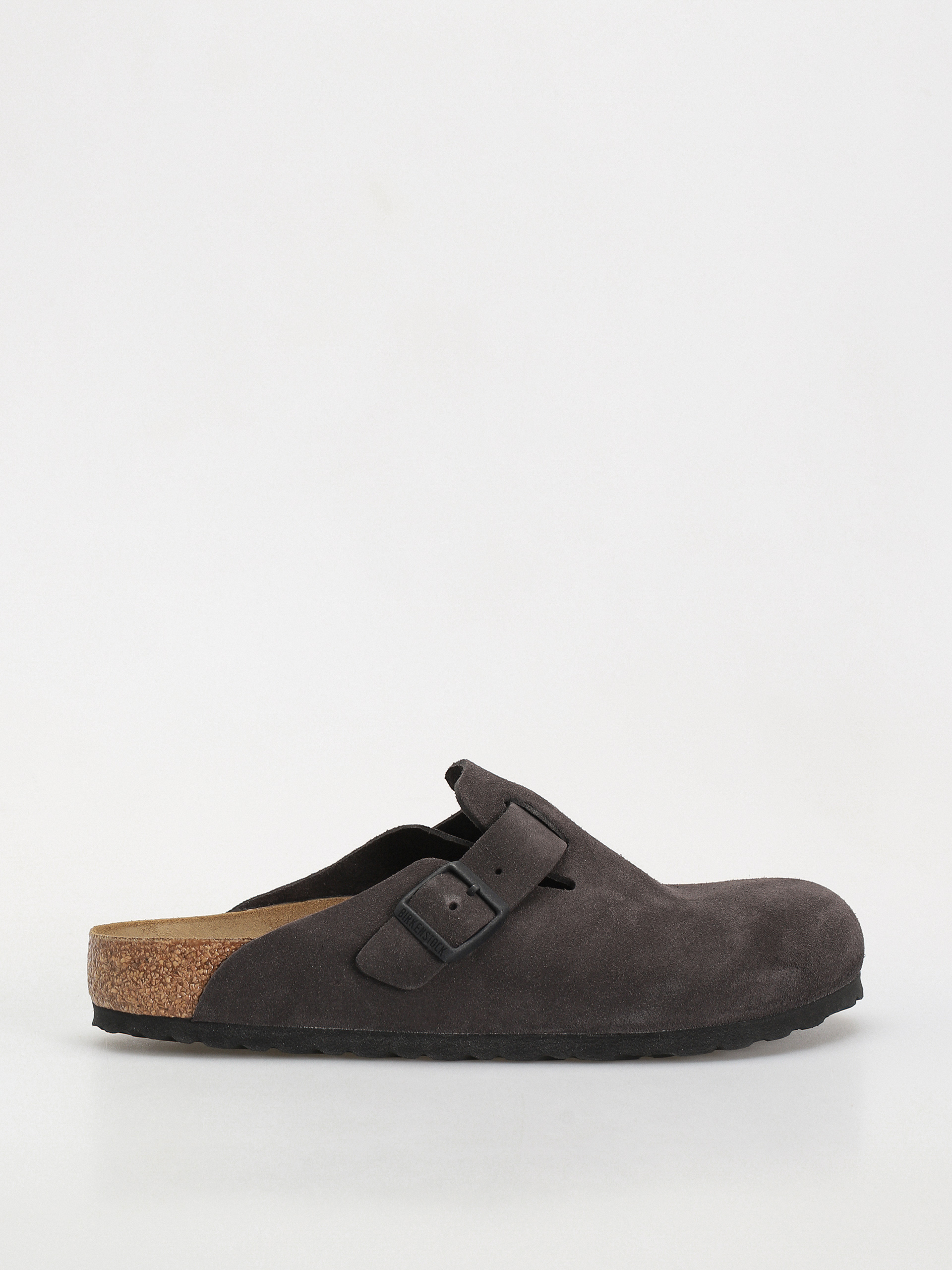 Чехли Birkenstock Boston Suede Leather Regular (velvet grey)