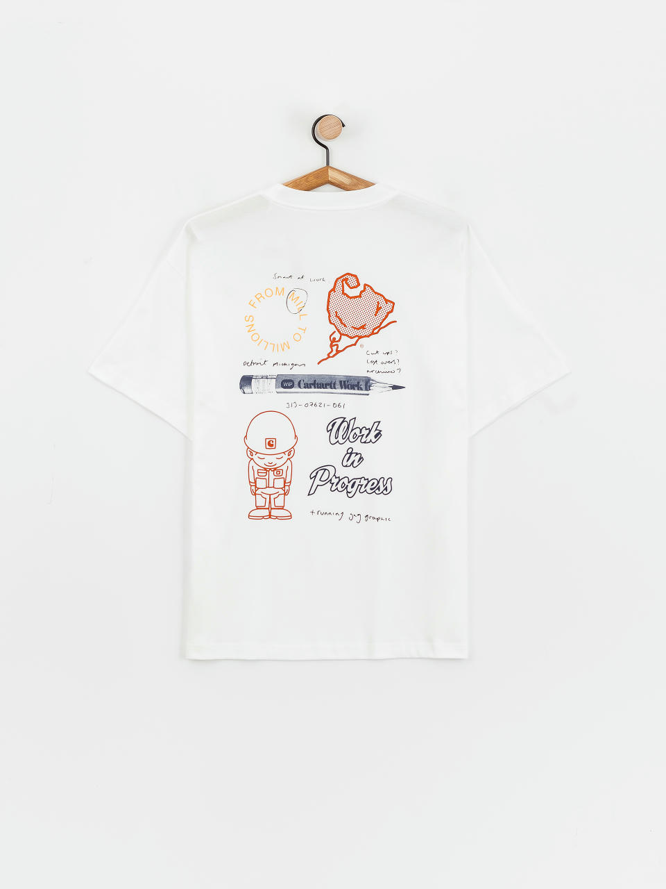 Тениска Carhartt WIP Archivo (white)