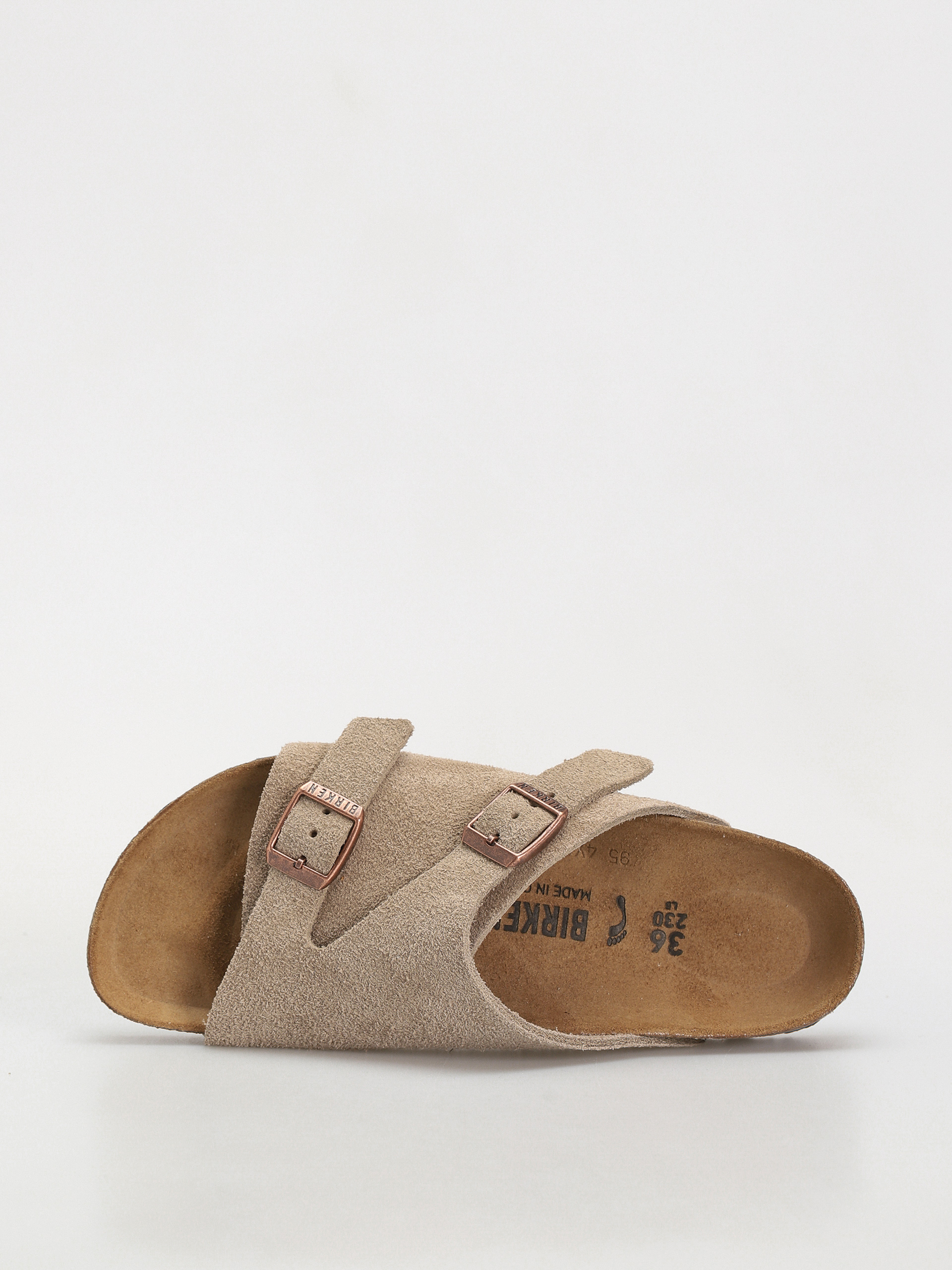 Чехли Birkenstock Zürich Suede Leather Narrow Wmn (taupe)