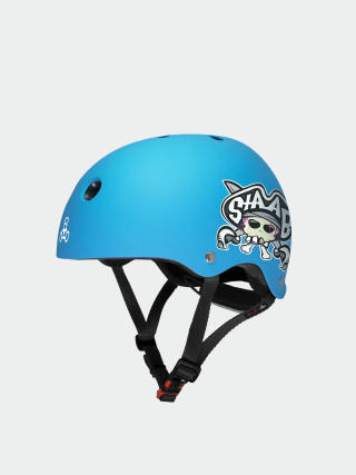 Каска Triple Eight Lil 8 Staab Edition Dual Certified Helmet With Eps Liner JR (neon blue)