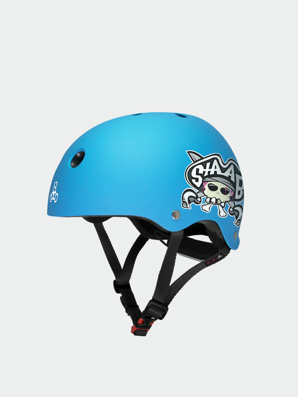 Каска Triple Eight Lil 8 Staab Edition Dual Certified Helmet With Eps Liner JR (neon blue)