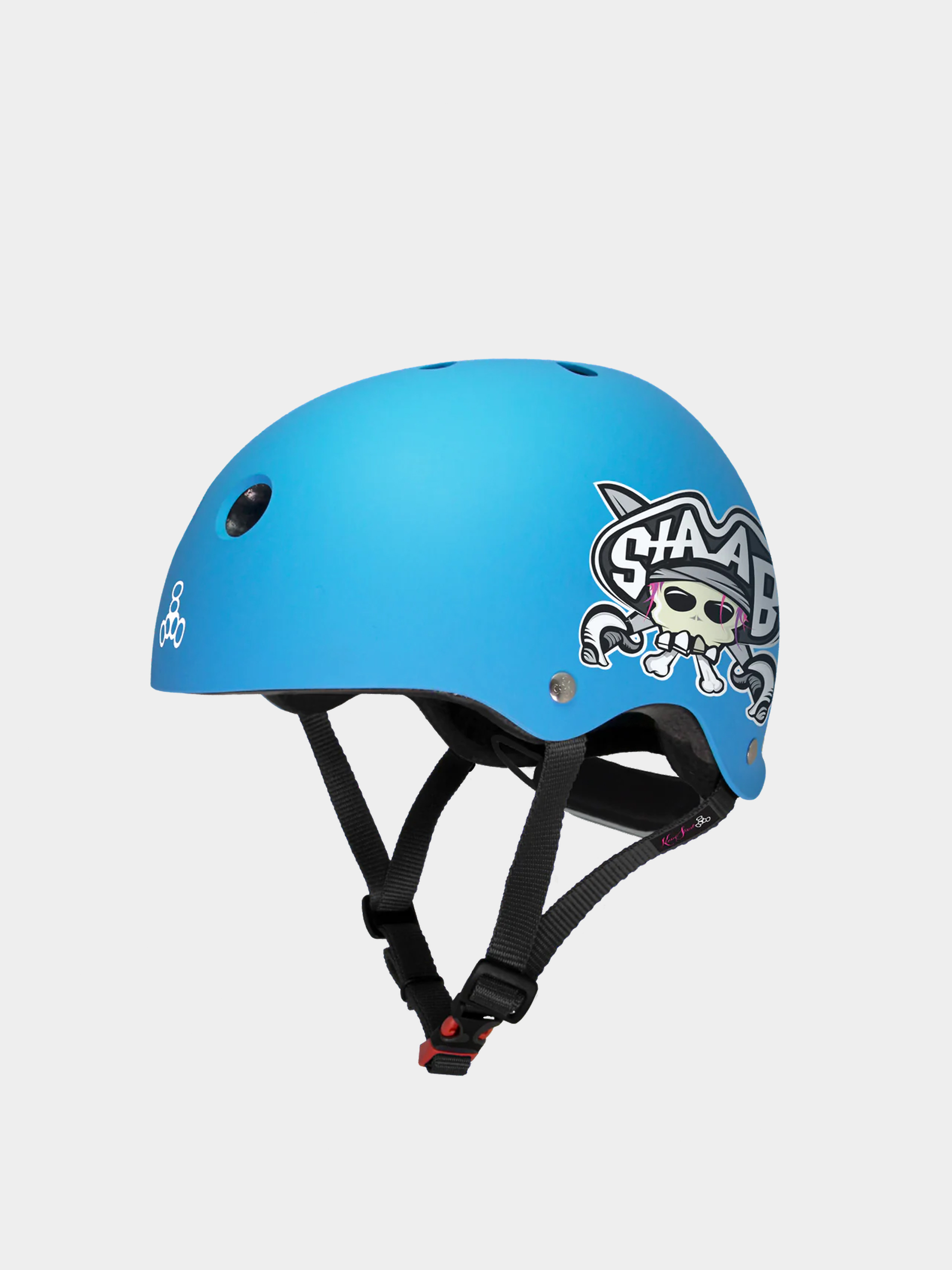 u041au0430u0441u043au0430 Triple Eight Lil 8 Staab Edition Dual Certified Helmet With Eps Liner JR (neon blue)