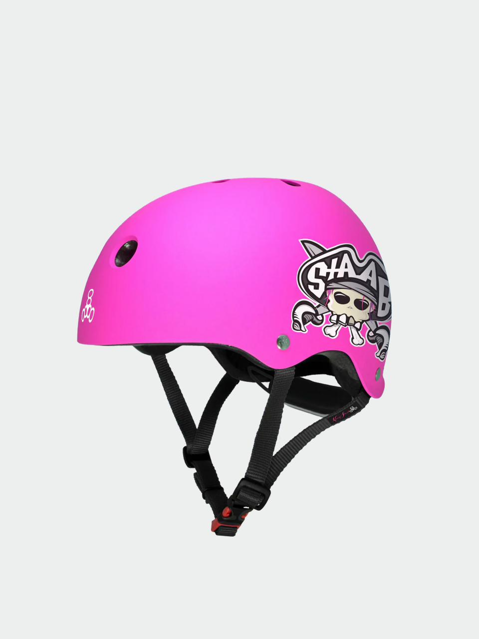 Каска Triple Eight Lil 8 Staab Edition Dual Certified Helmet With Eps Liner JR (neon pink)