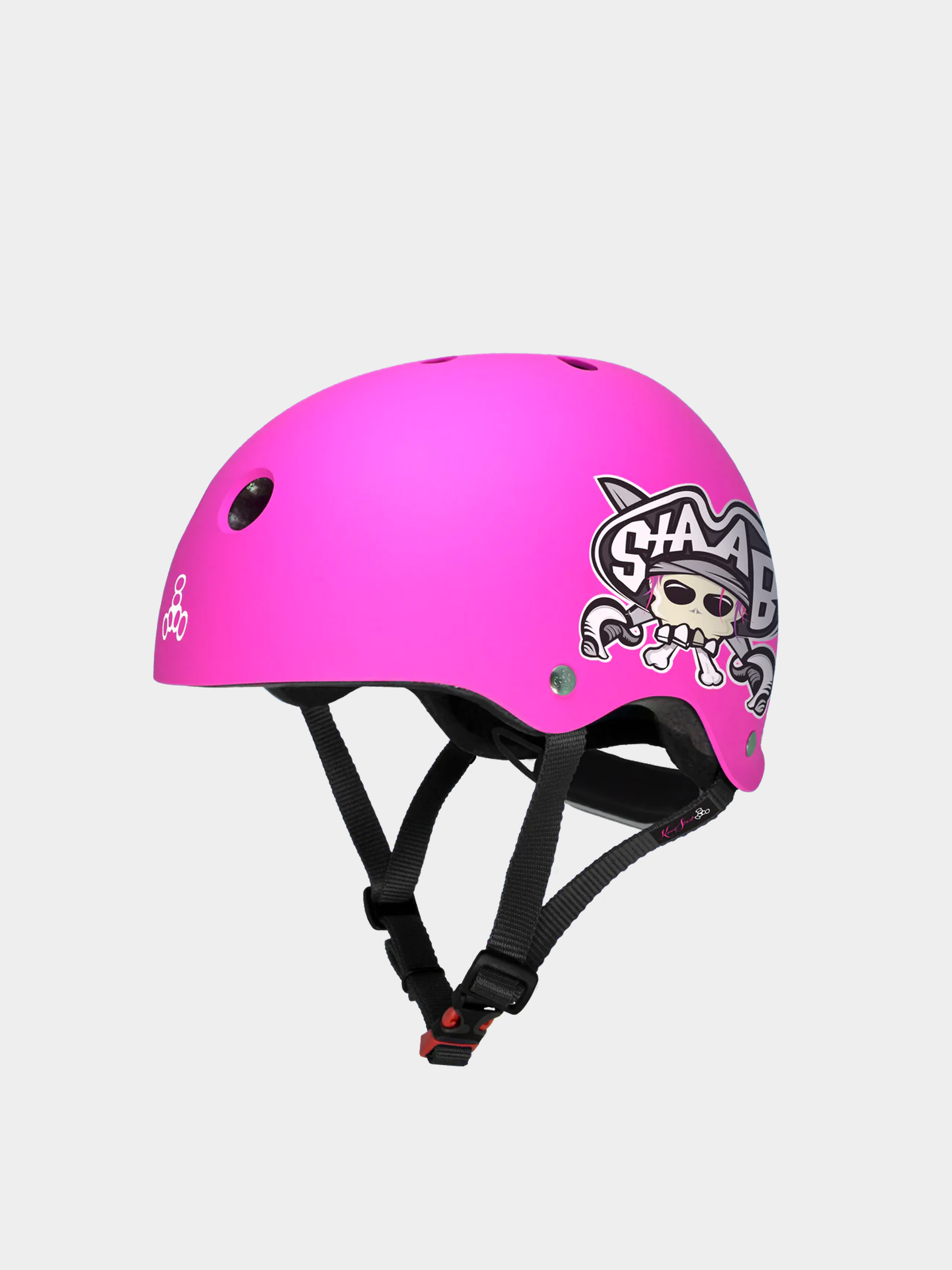 u041au0430u0441u043au0430 Triple Eight Lil 8 Staab Edition Dual Certified Helmet With Eps Liner JR (neon pink)