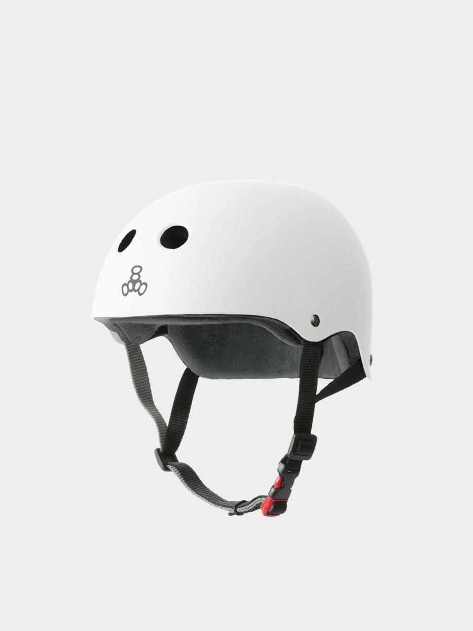 Каска Triple Eight The Certified Sweatsaver Helmet (white rubber)