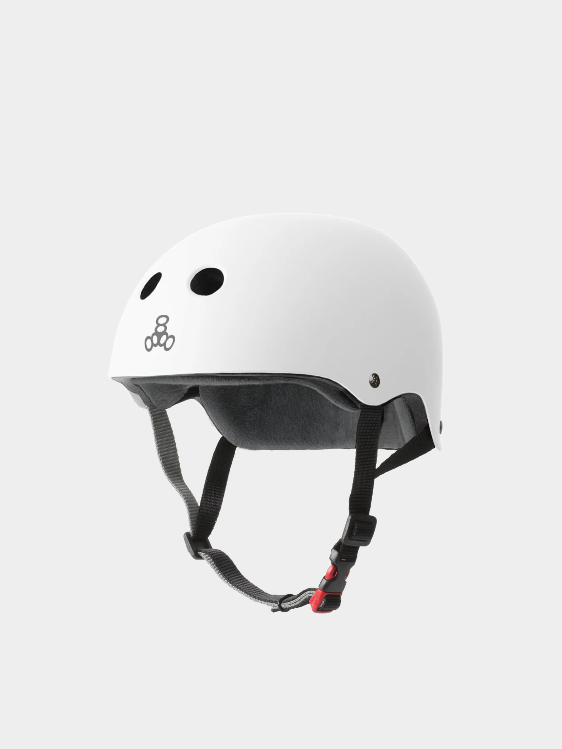 u041au0430u0441u043au0430 Triple Eight The Certified Sweatsaver Helmet (white rubber)