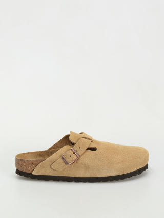 Чехли Birkenstock Boston Suede Leather Narrow Wmn (latte cream)