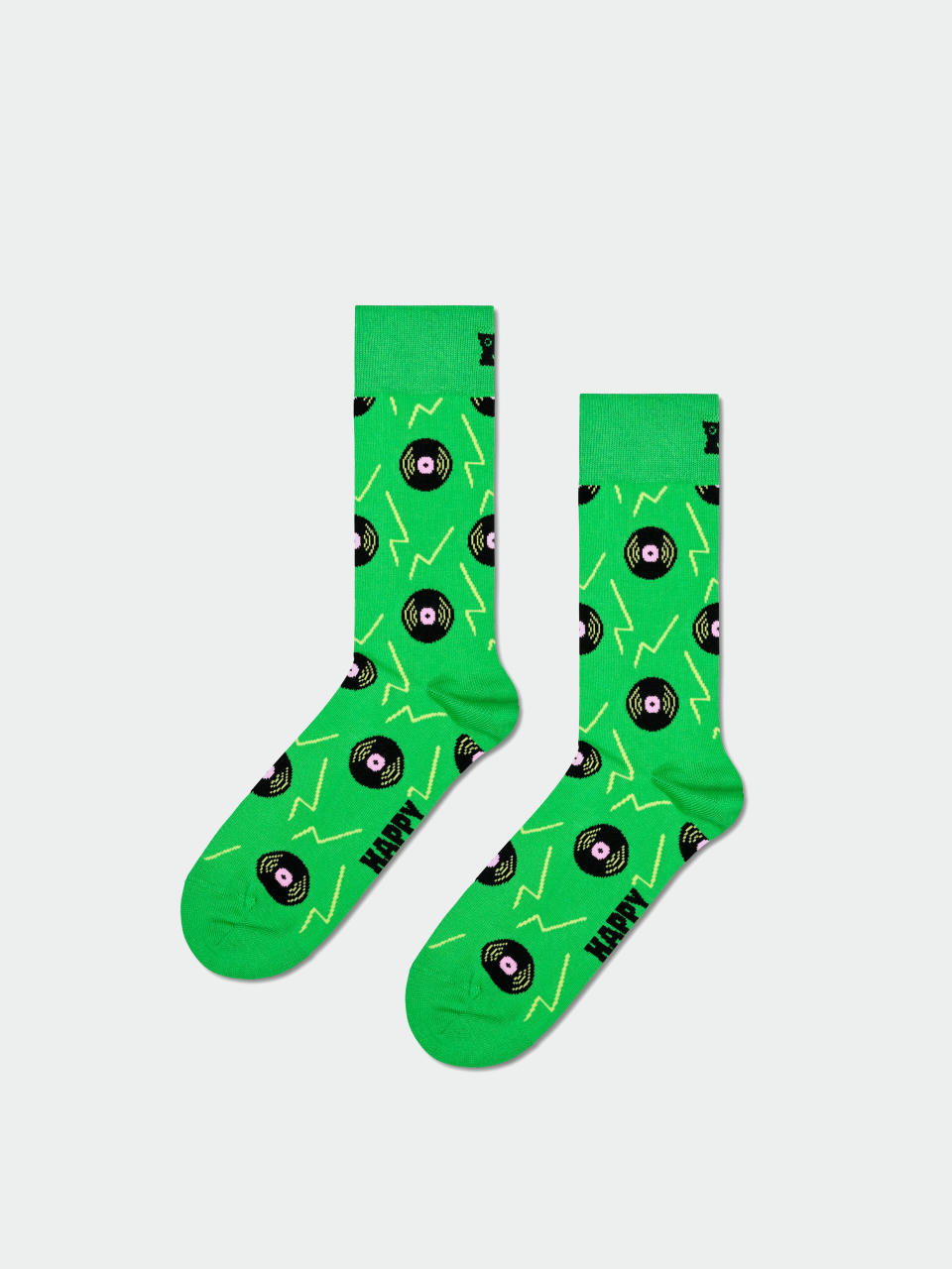 Чорапи Happy Socks Vinyl Green (green)