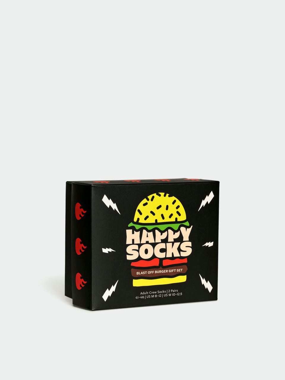 Чорапи Happy Socks 2-Pack Blast Off Burger (black)