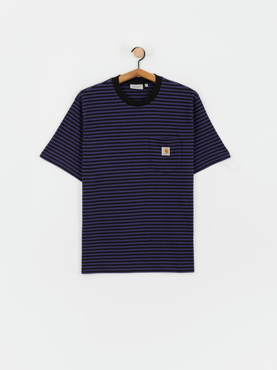 Тениска Carhartt WIP Verner Pocket (verner stripe/black/aura)