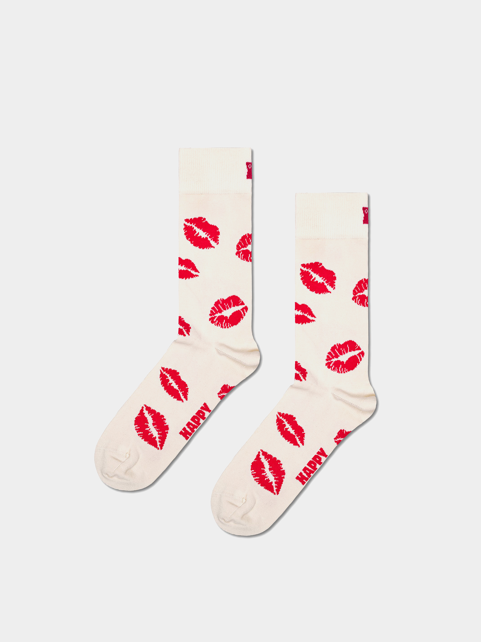 Чорапи Happy Socks Kisses (white)