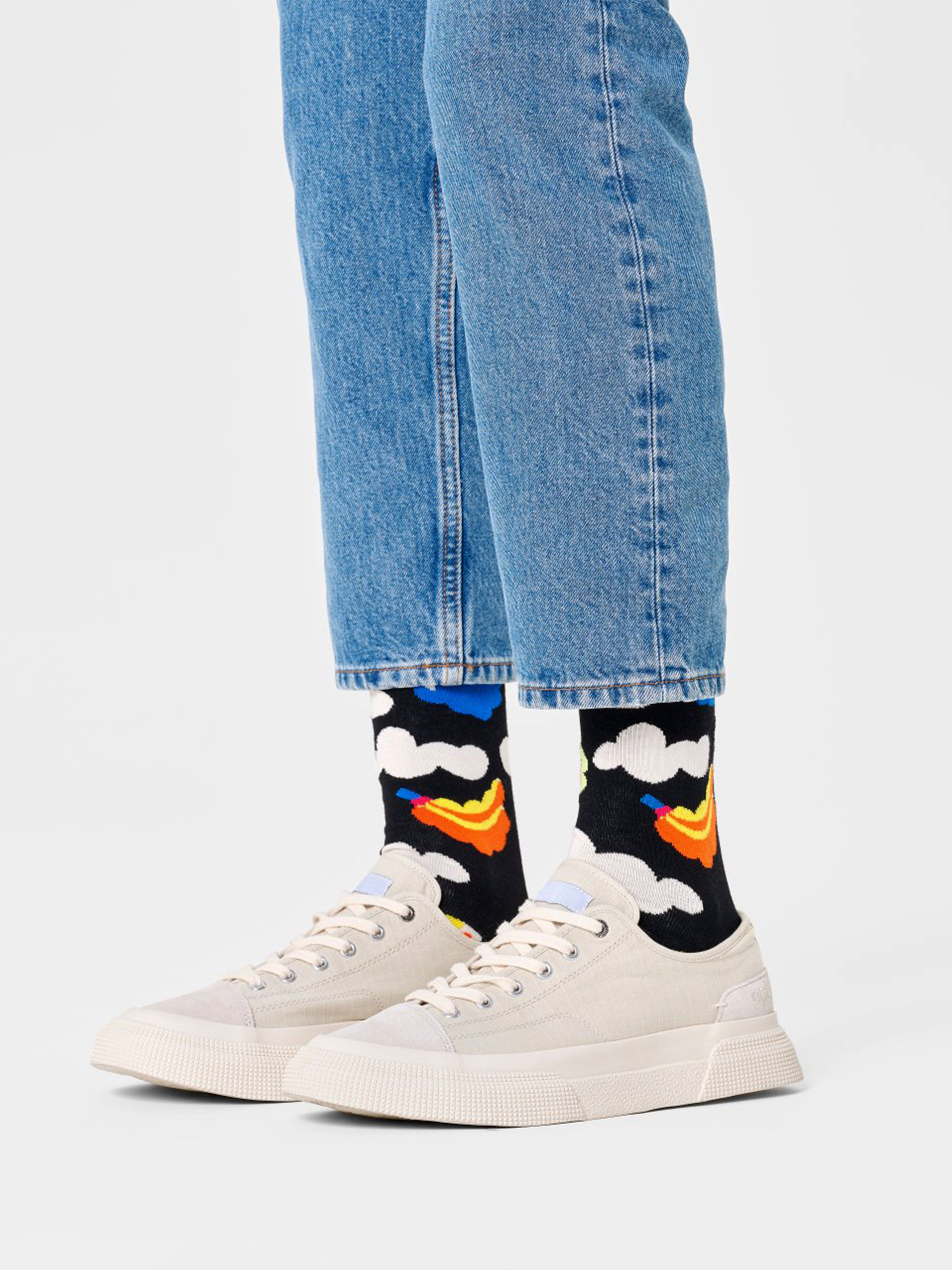 Чорапи Happy Socks Cloudy Fruit (black)