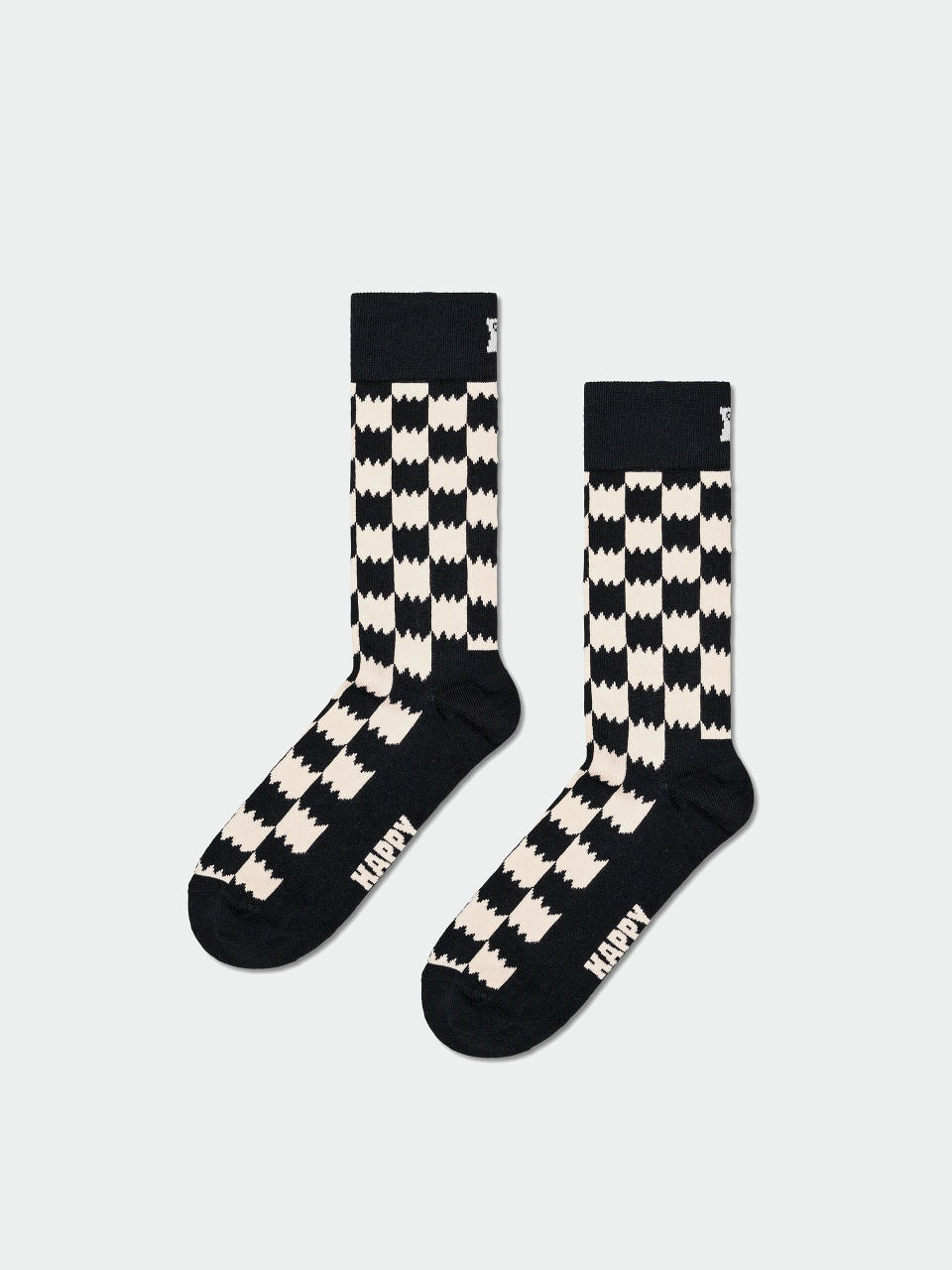 Чорапи Happy Socks Dizzy Check (black)