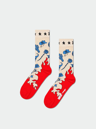 Чорапи Happy Socks Wrangler Heartland (white)