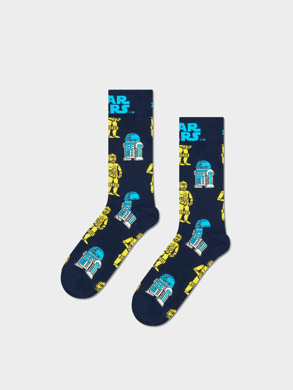 Чорапи Happy Socks Star Wars R2D2 & C3PO (navy)