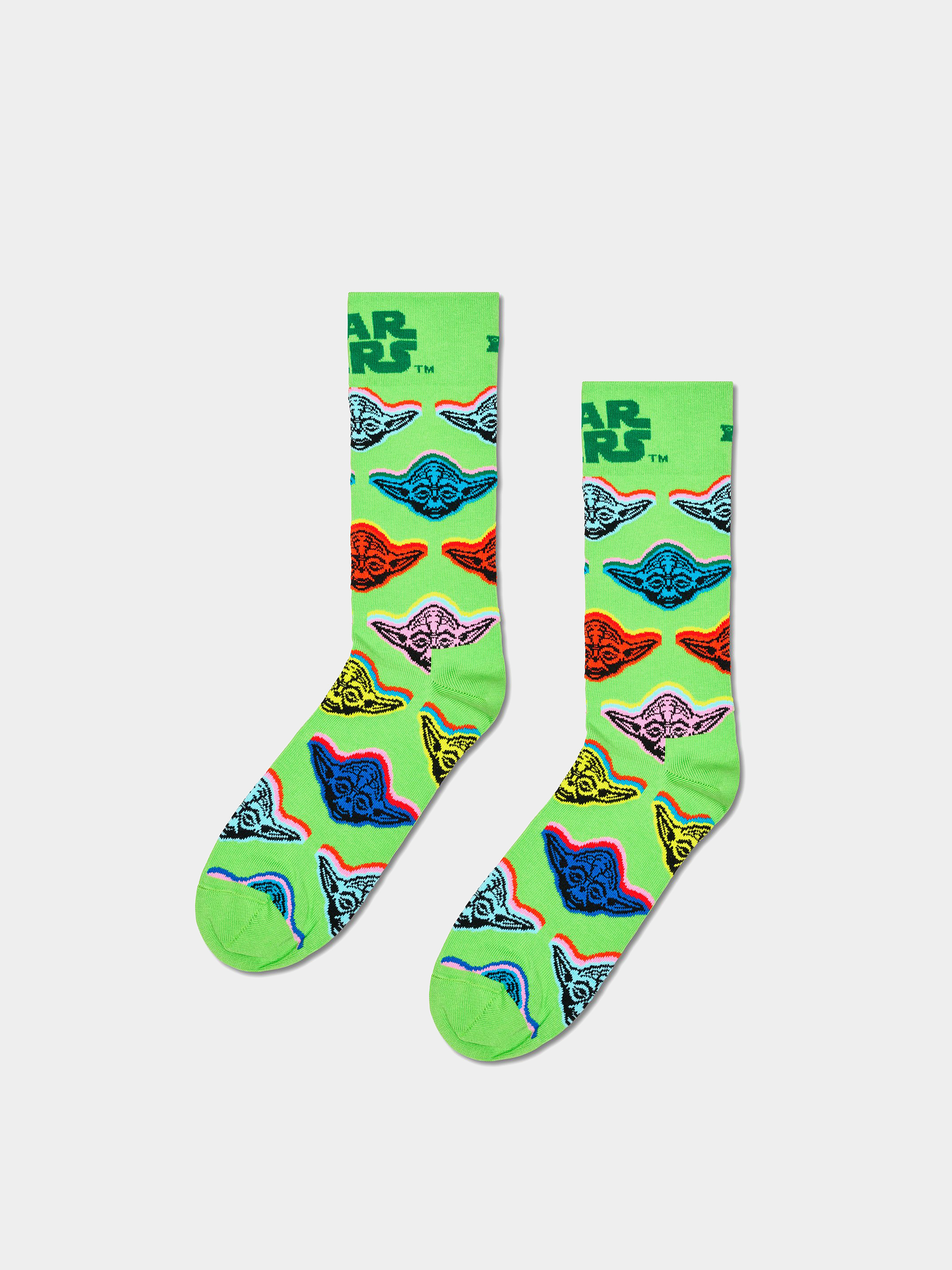 Чорапи Happy Socks Star Wars Yoda (light green)