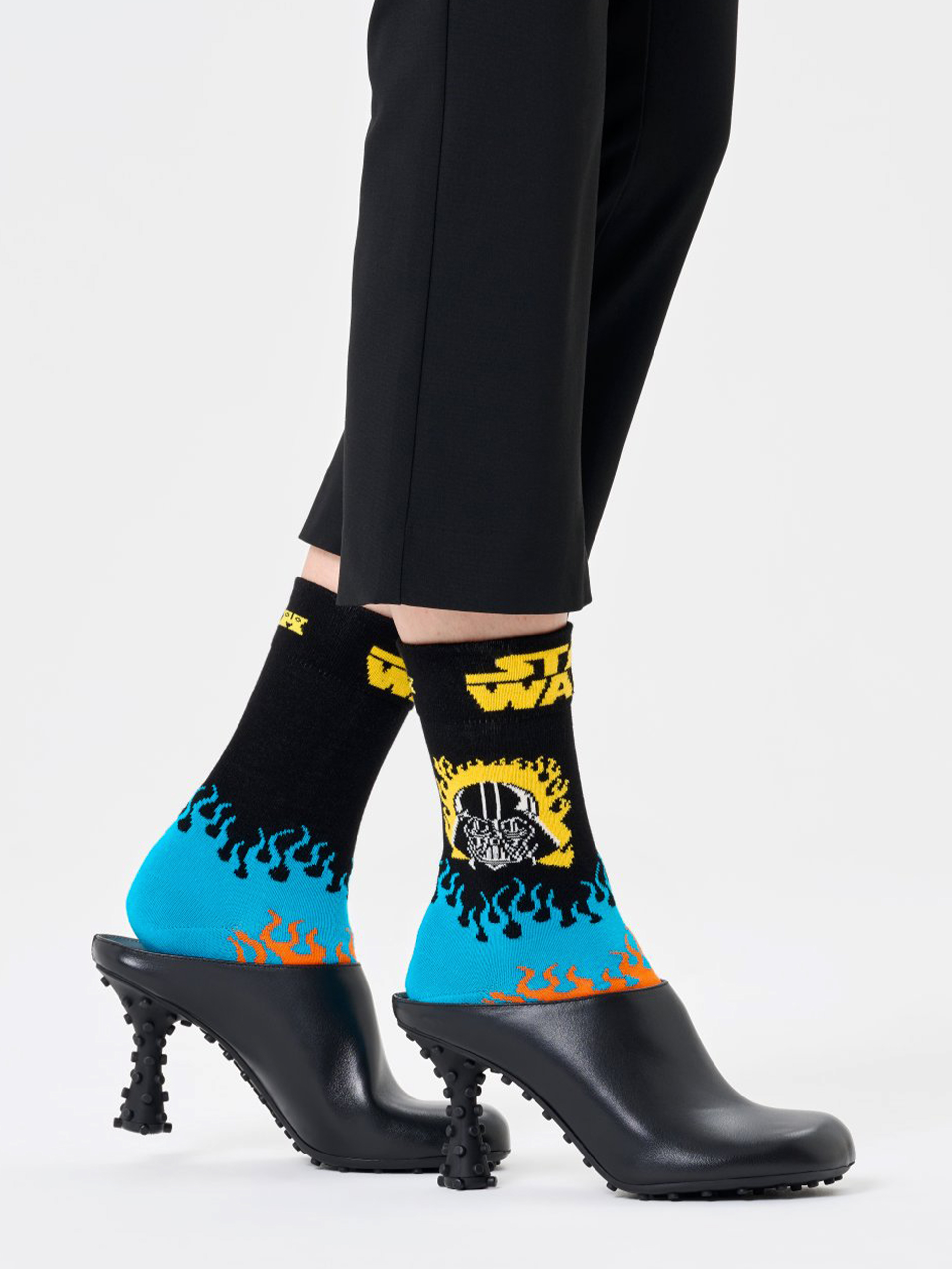 Чорапи Happy Socks Star Wars Darth Vader (black)