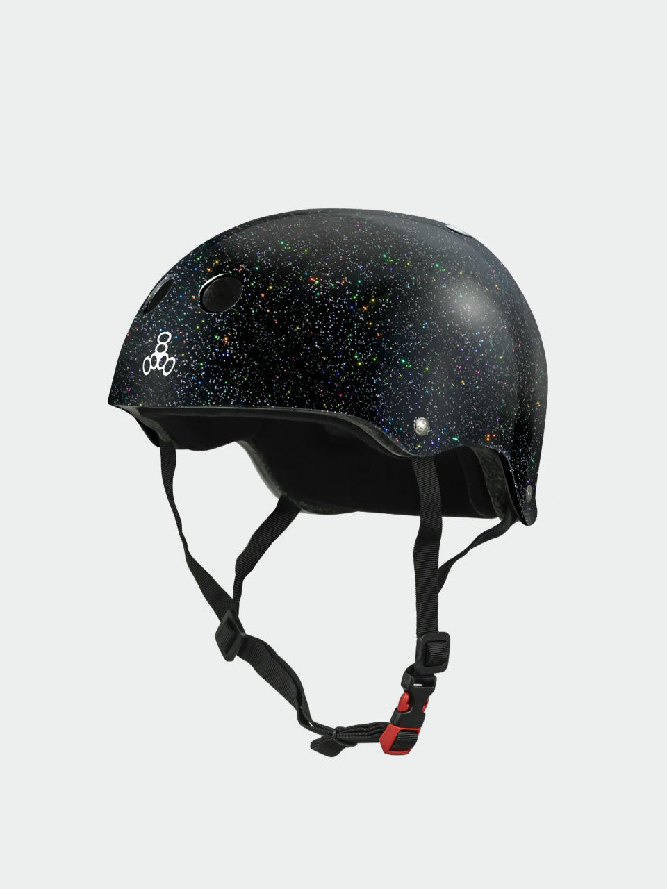 Каска Triple Eight The Certified Sweatsaver Helmet (black glitter)