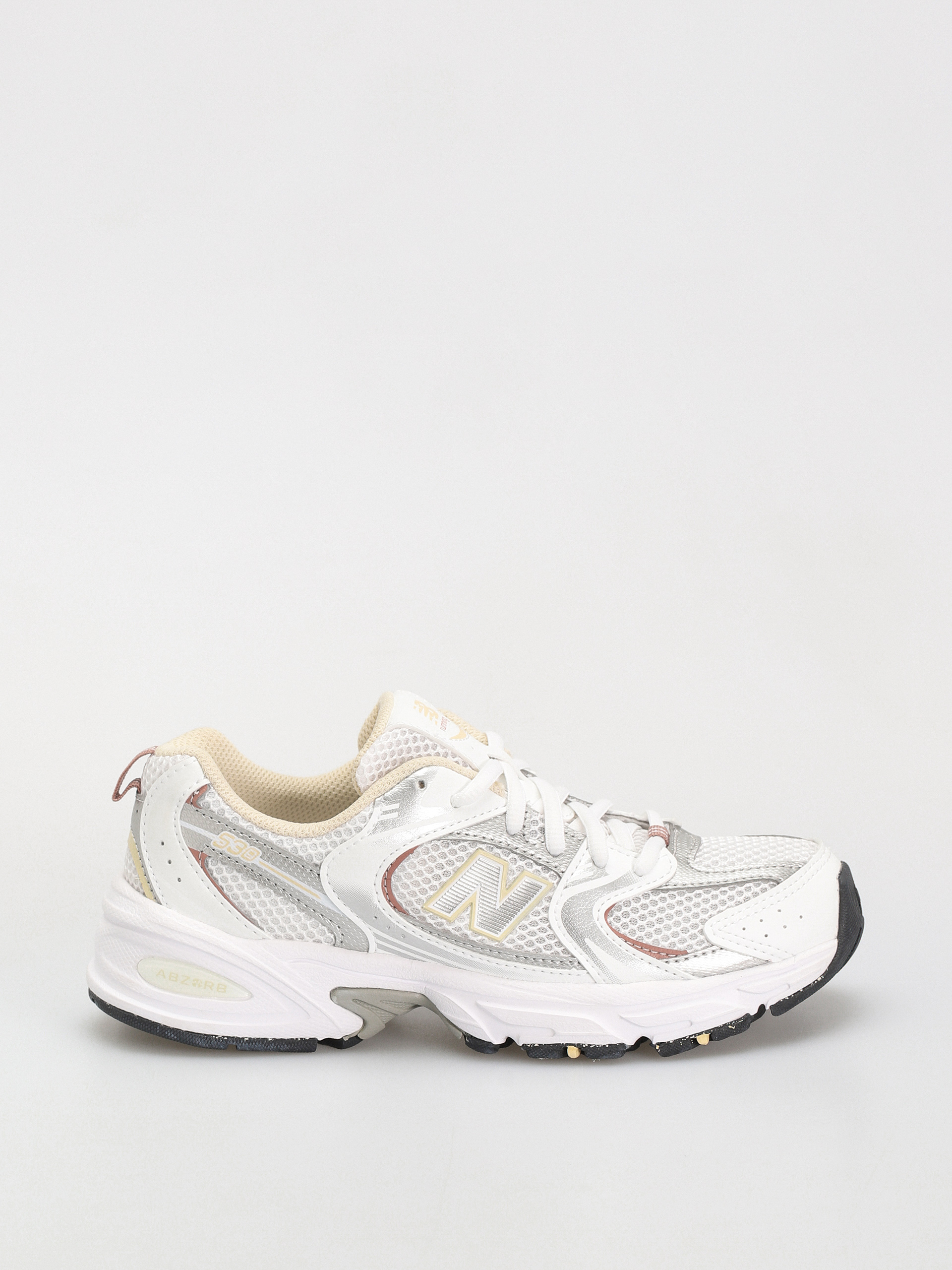 Обувки New Balance 530 JR (white silver beige)