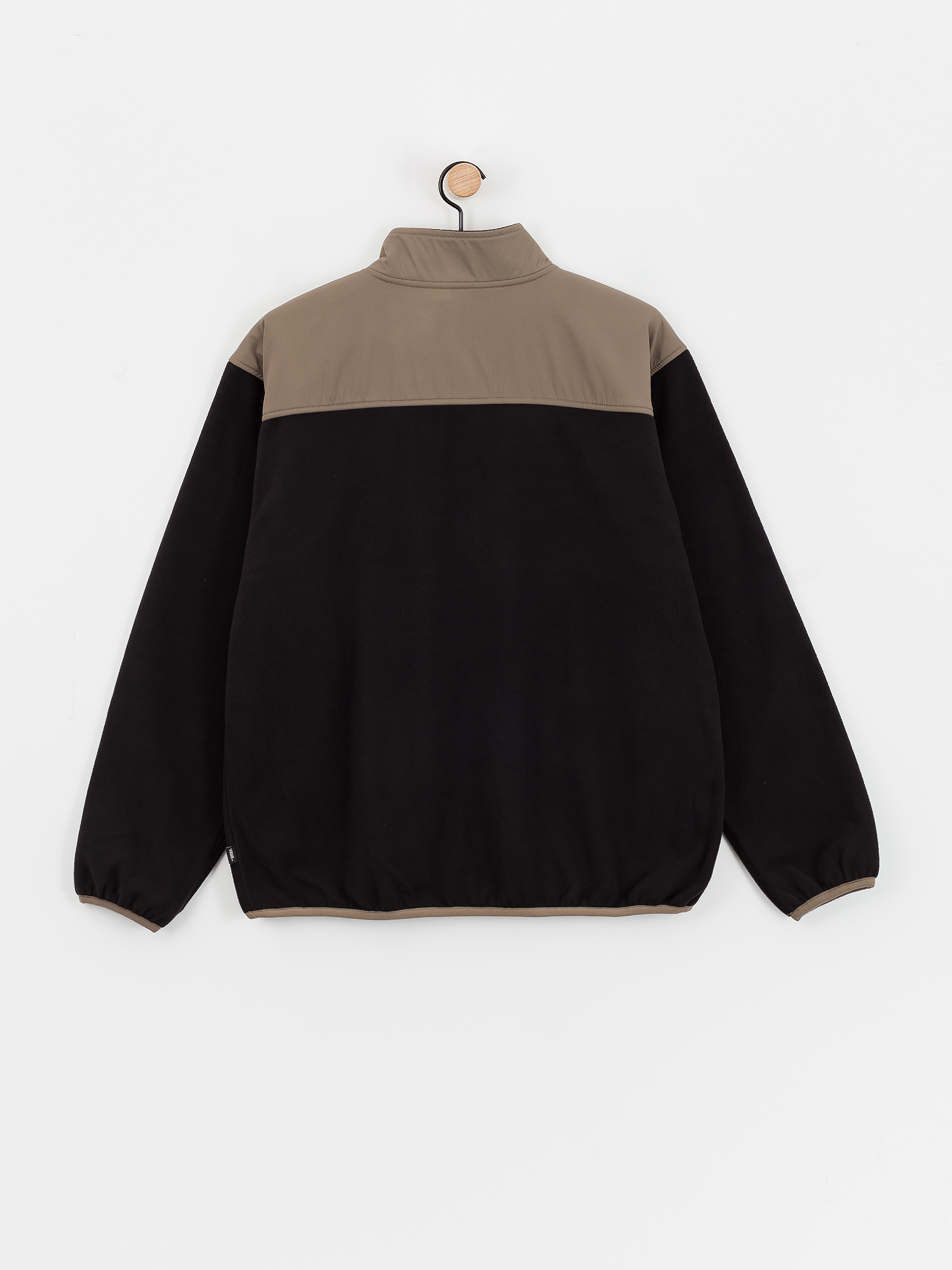 Мъжки Поларени суитшърт Vans Ranford Polar Fleece Loose Hz (black/bungee cord)