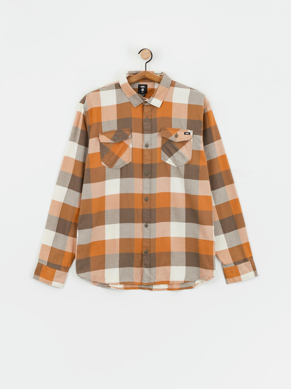 Риза Vans Box Flannel Classic (bungee cord/brown sugar)