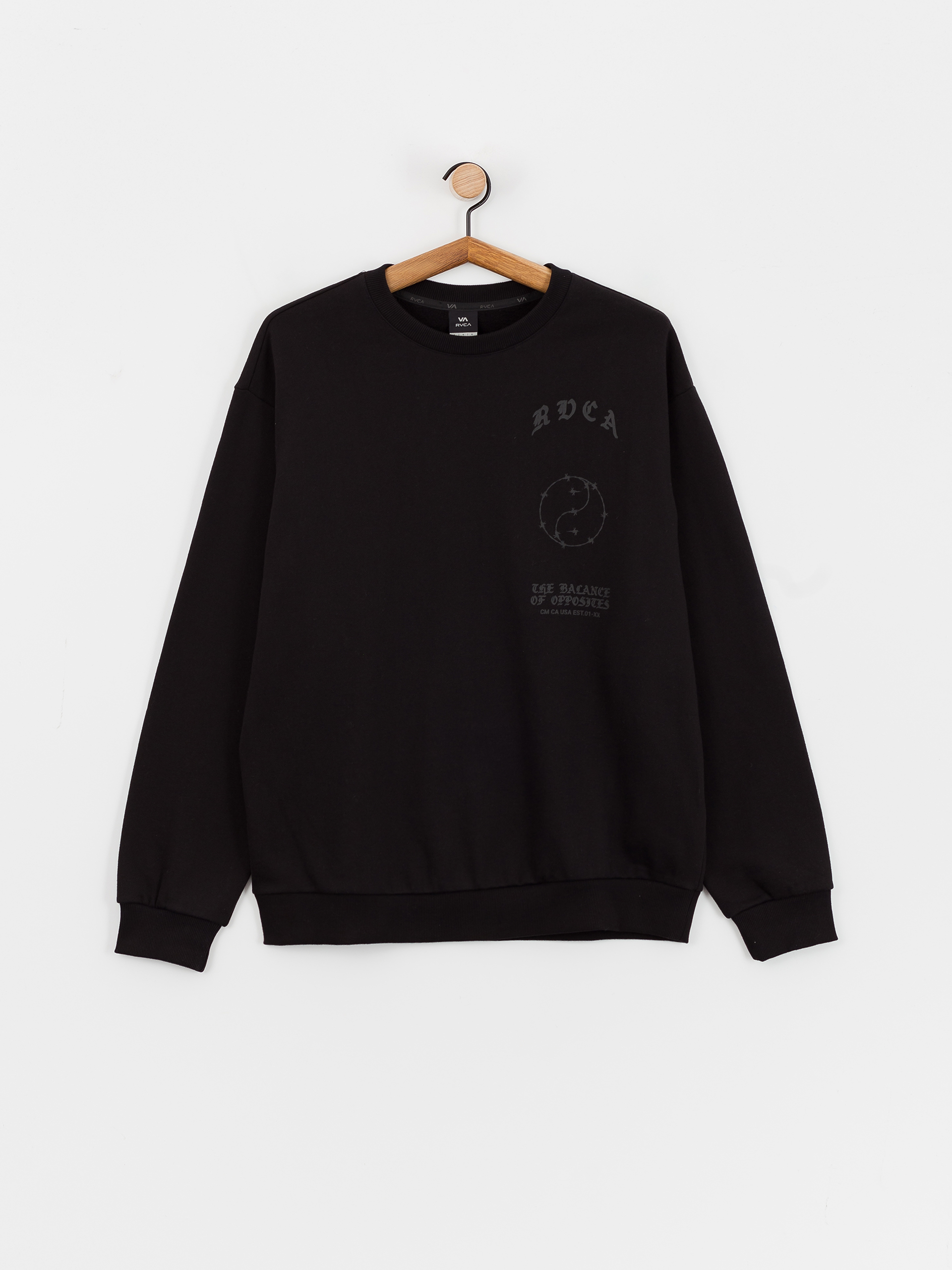 Суитшърт RVCA Va Barb Crew (black)