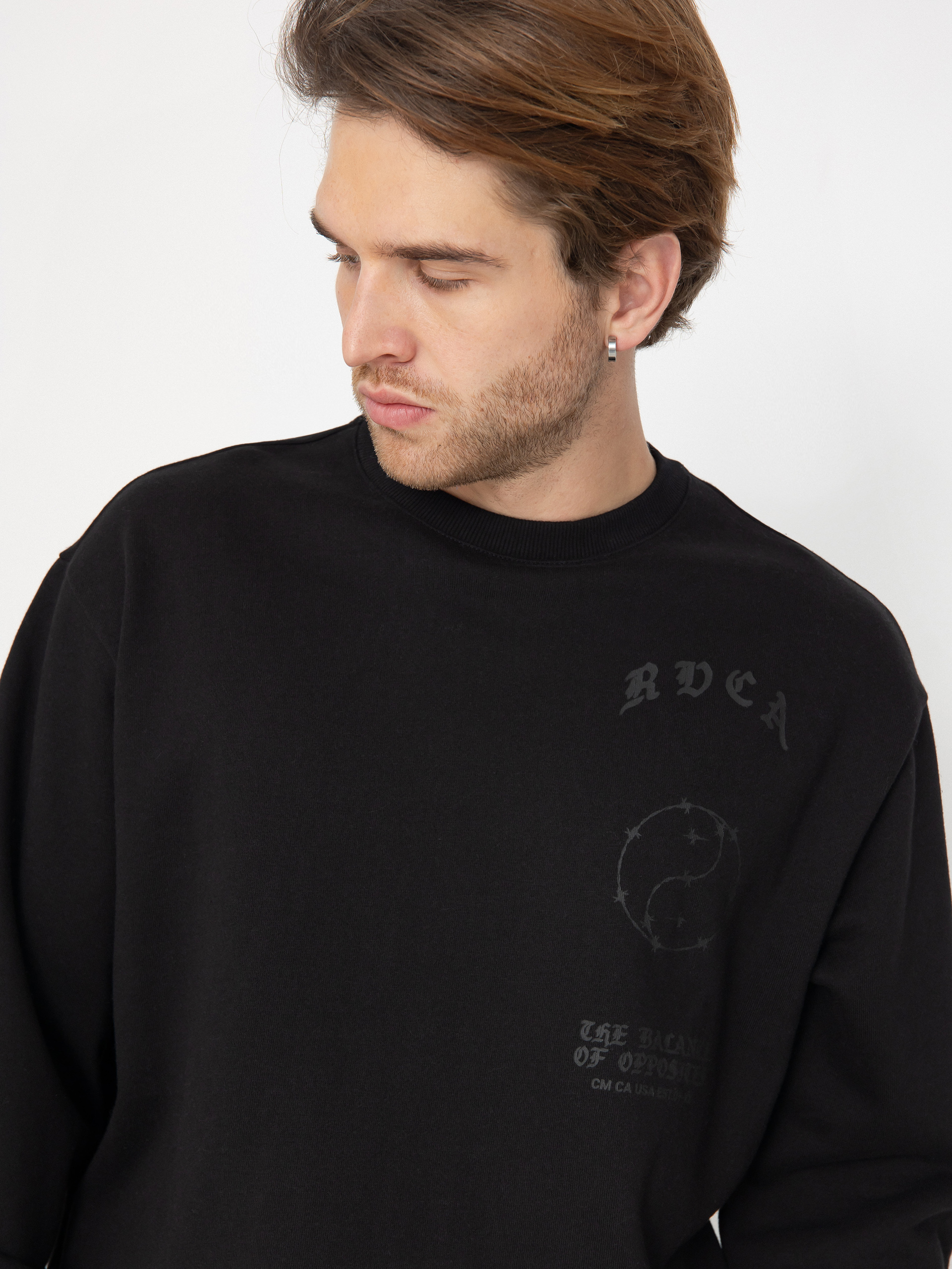 Суитшърт RVCA Va Barb Crew (black)