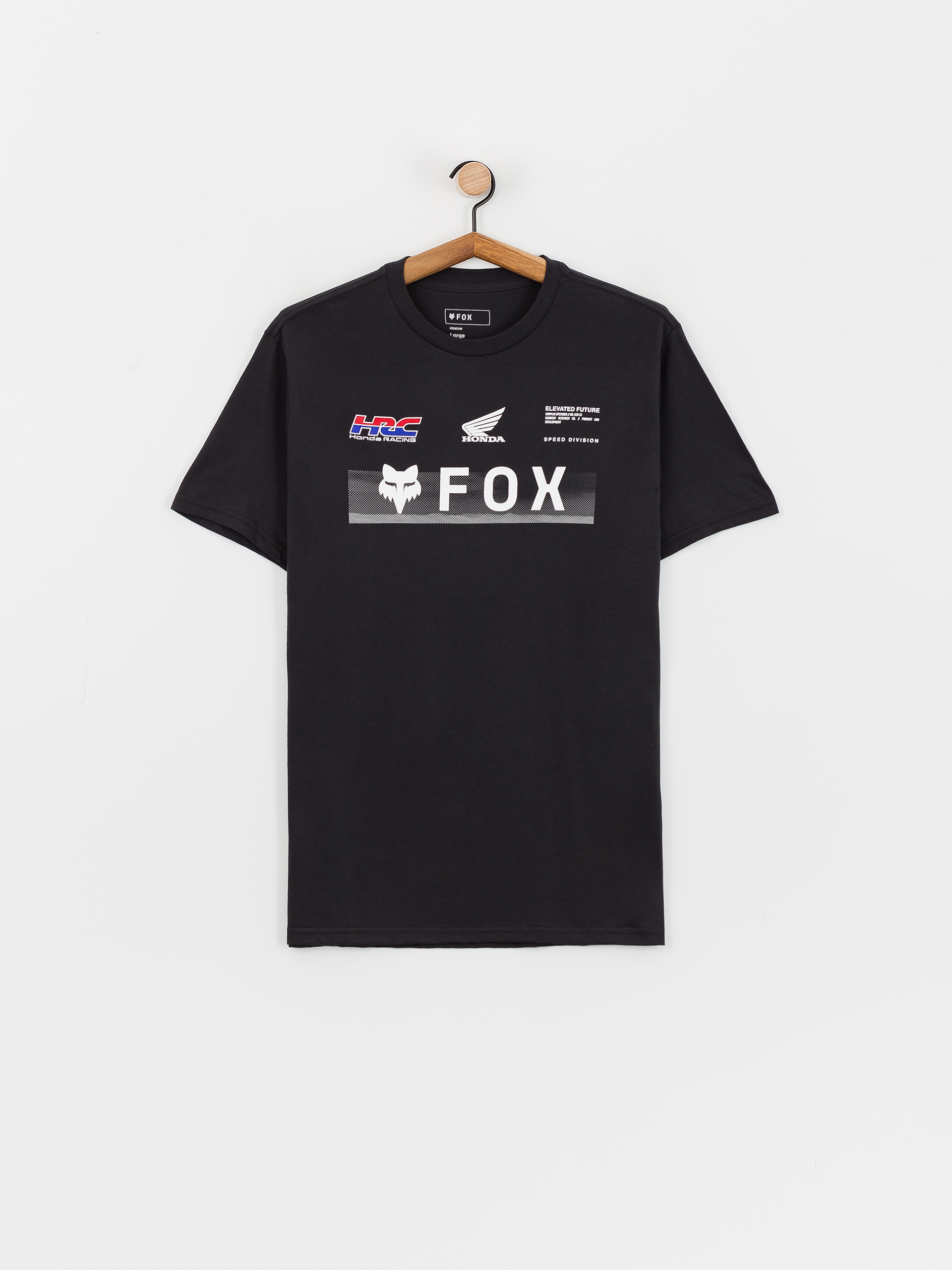 Тениска Fox X Honda (black)