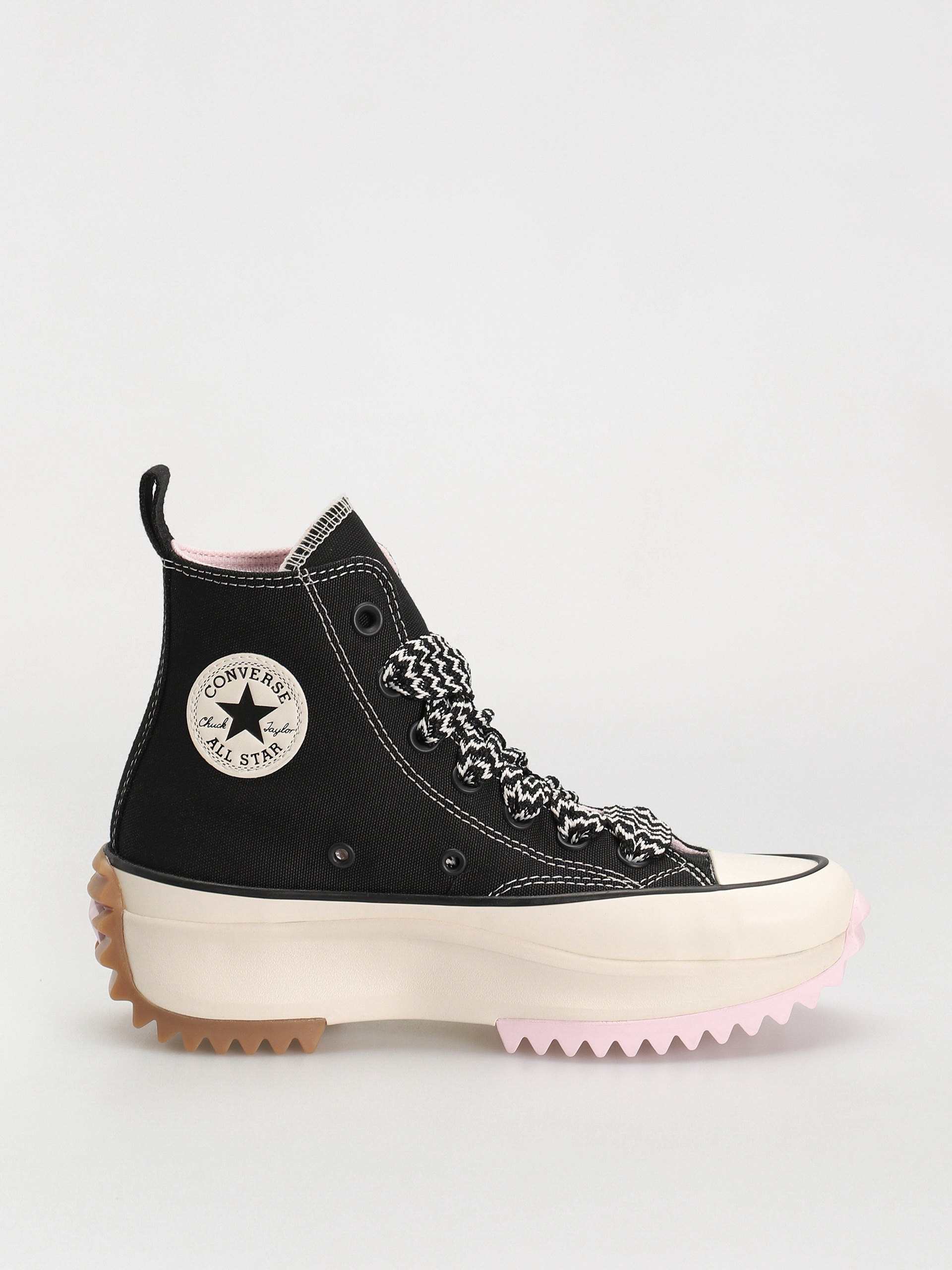 u041eu0431u0443u0432u043au0438 Converse Run Star Hike Hi (black/pink foam/egret)