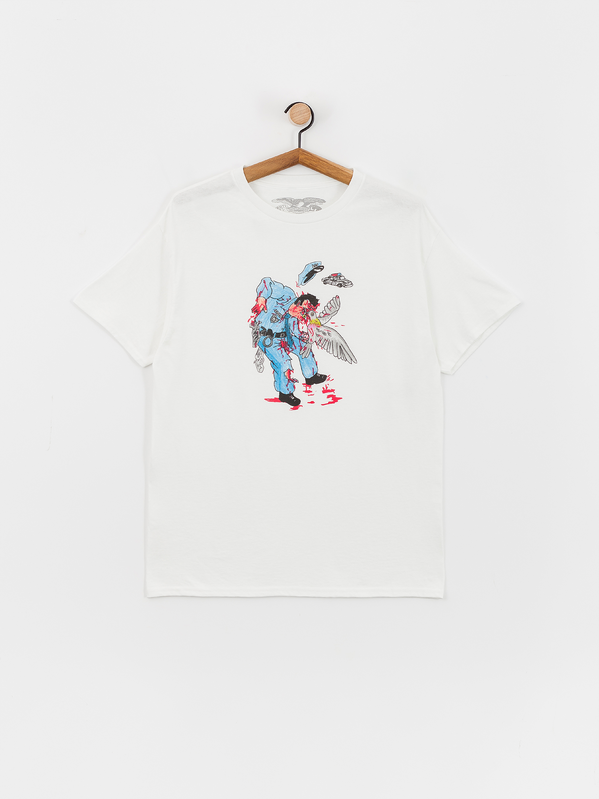 Тениска Antihero Pigeon Attack (white/multi)