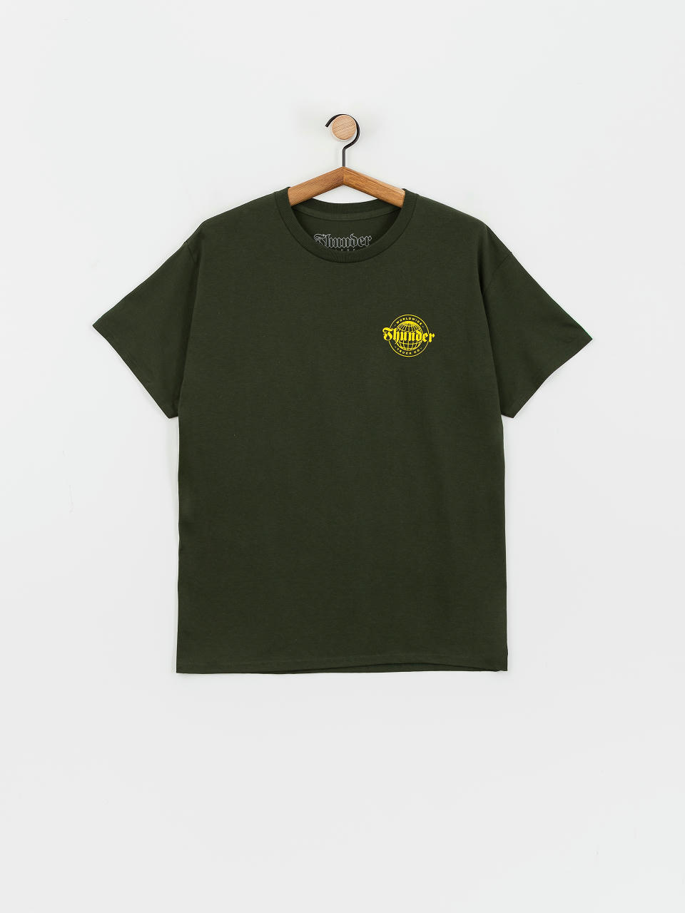 Тениска Thunder Worldwide Dbl (forest green/gold)