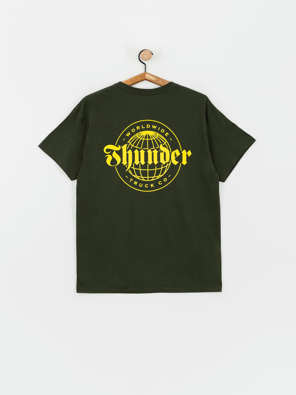 Тениска Thunder Worldwide Dbl (forest green/gold)