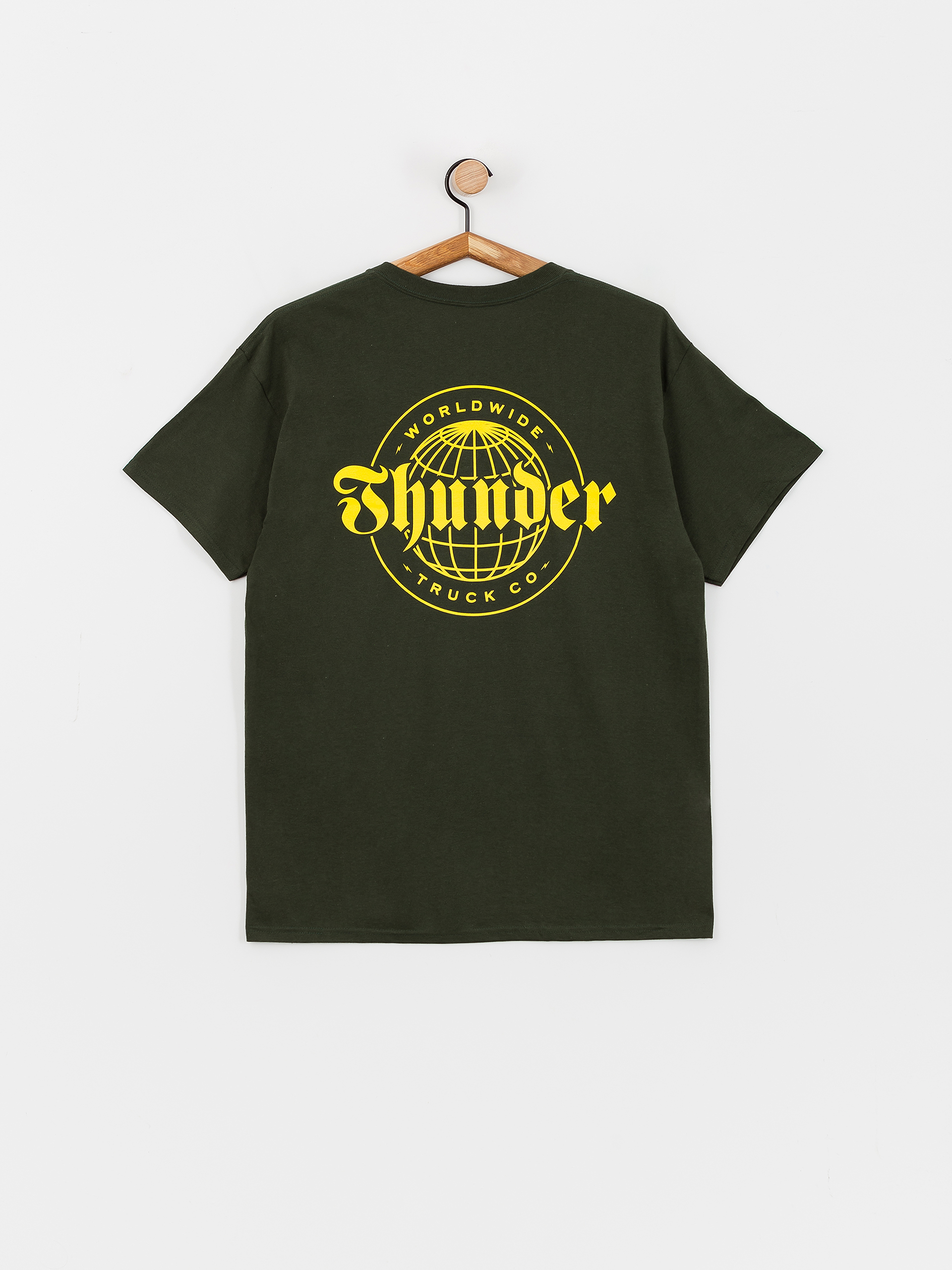 Тениска Thunder Worldwide Dbl (forest green/gold)