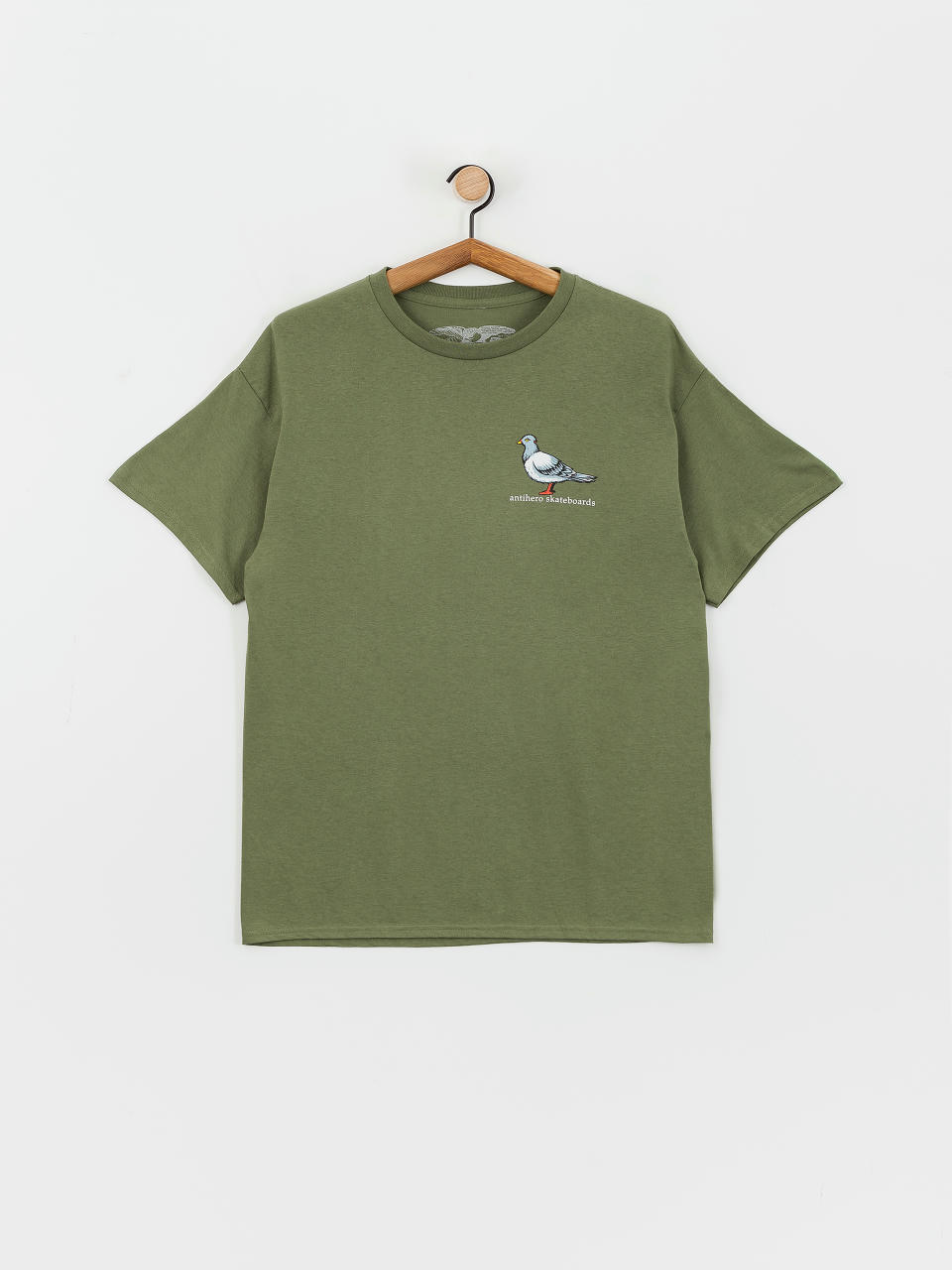 Тениска Antihero Lil Pigeon (military green)